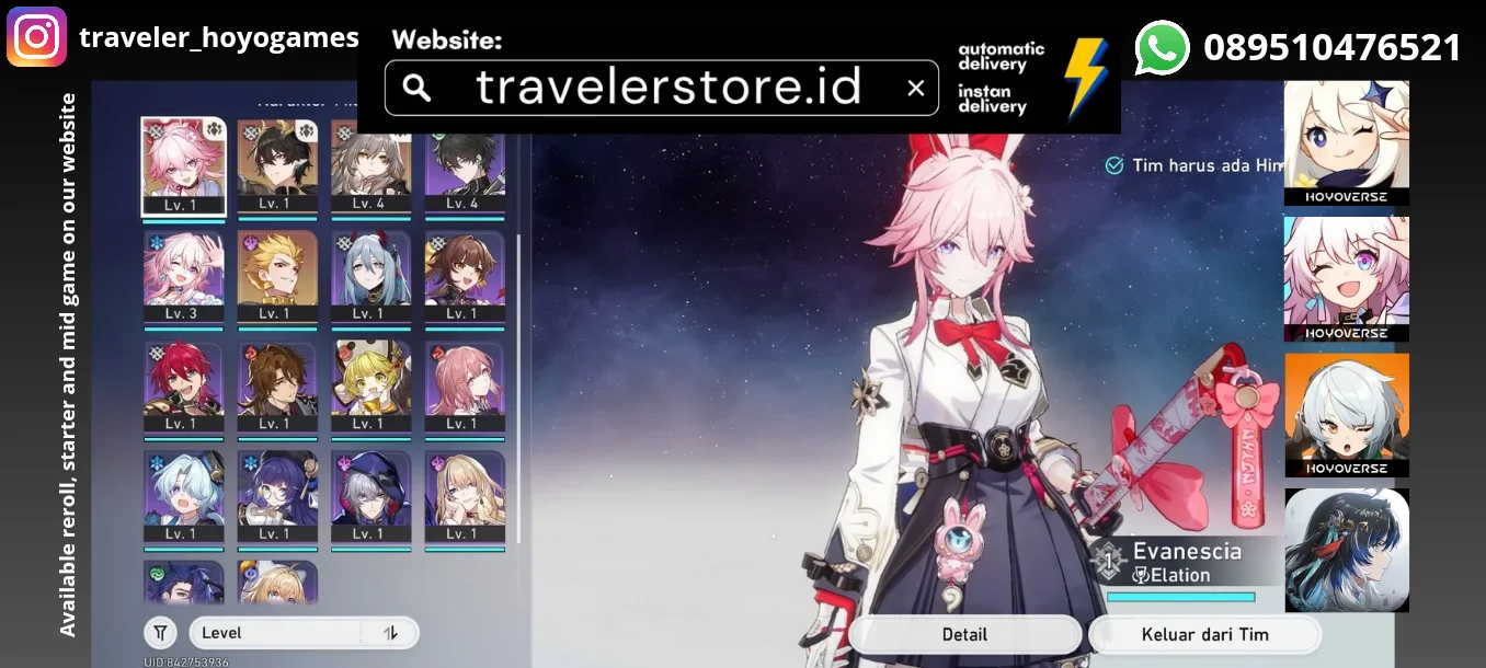 Evanescia TL 4  MC Female All Unset