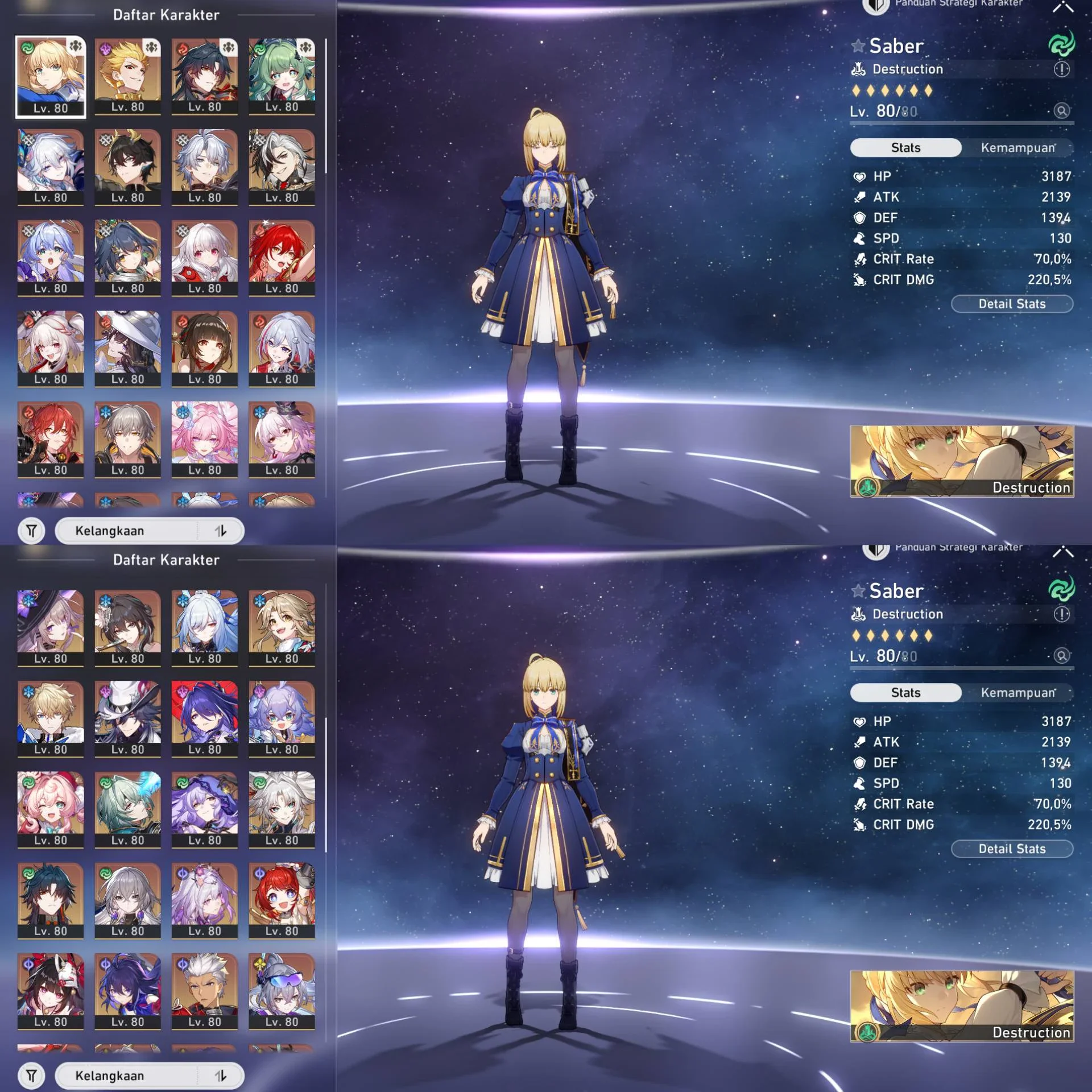 AKUN HSR ENDGAME EZZ ALL CONTENT