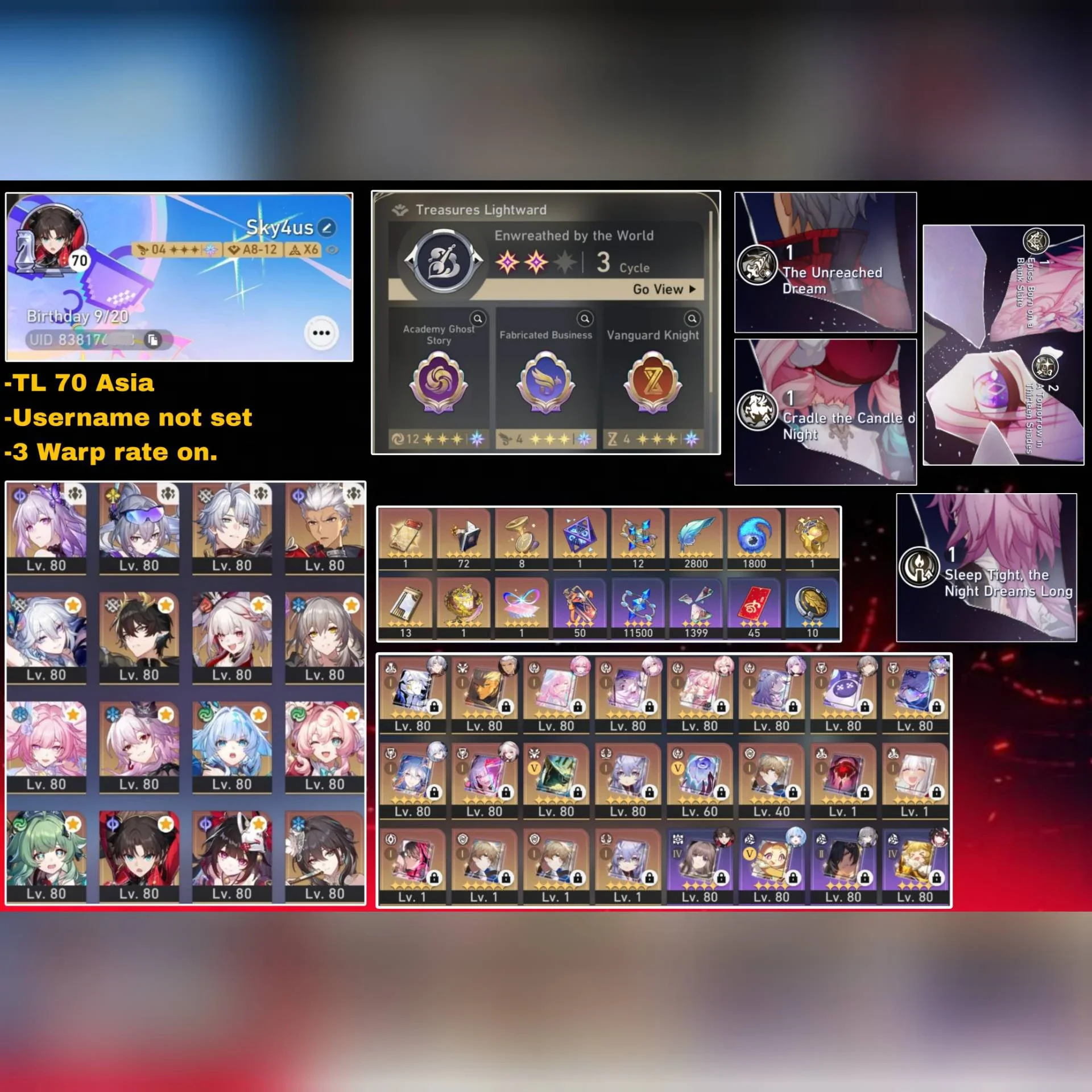 ALL REMEMBRANCE SIGN+EIDOLON, ARCHER E1S1+RIN, PREM SW999 ALL SIGN, ETC | 3 BANNER RATE ON.