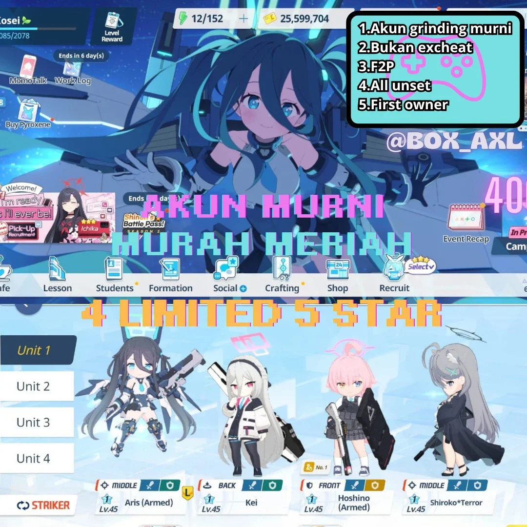 AKUN BA PREMIUM MURAH MERIAH