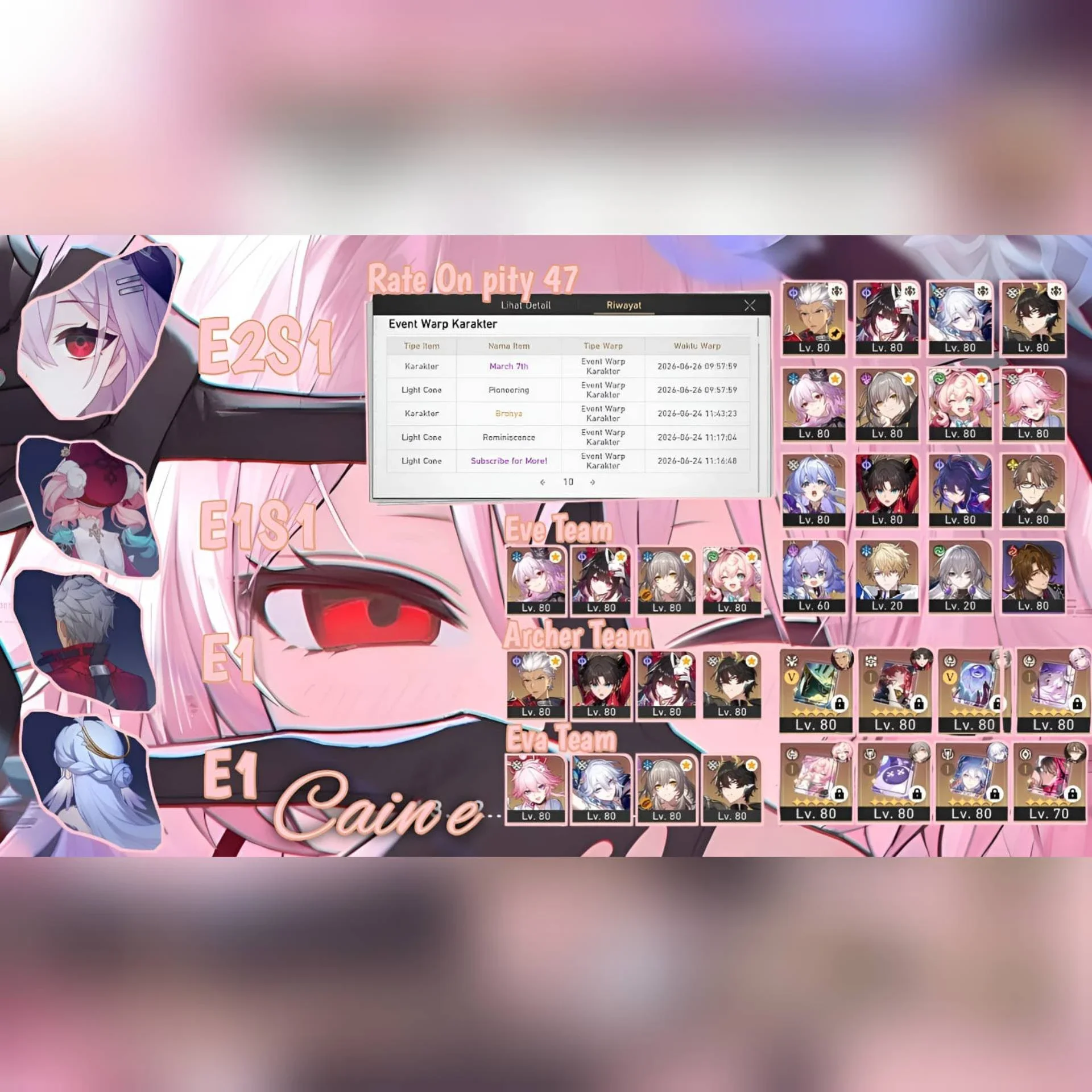 ASIA | EVERNIGHT E2S1 + HYACINE E1S1 + ARCHER E1 + ROBIN E1 + MORE