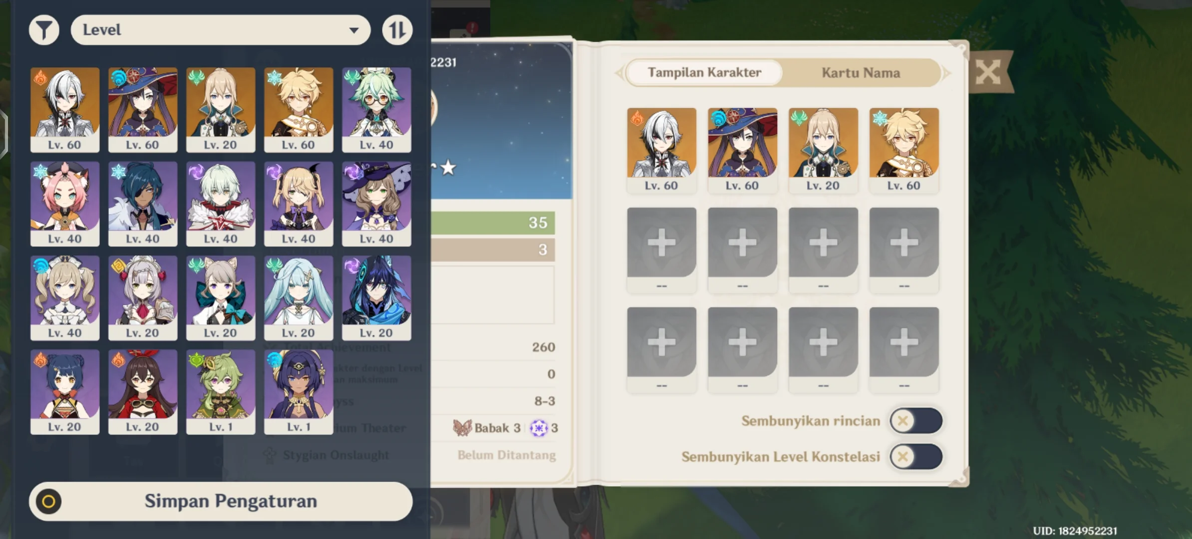 Akun Starter Arlechino