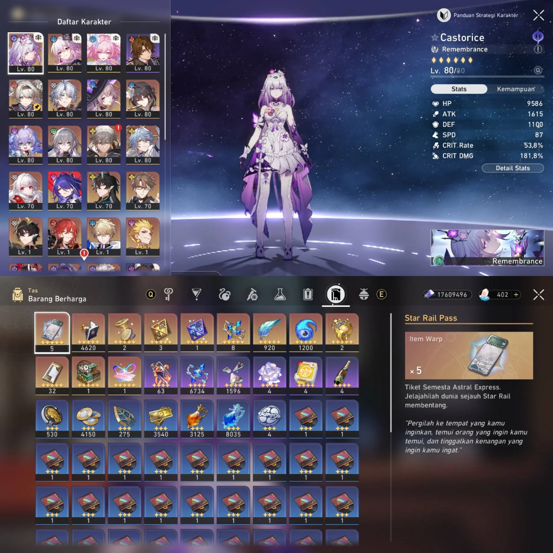 19 LIMIT CHAR, RATE ON READY