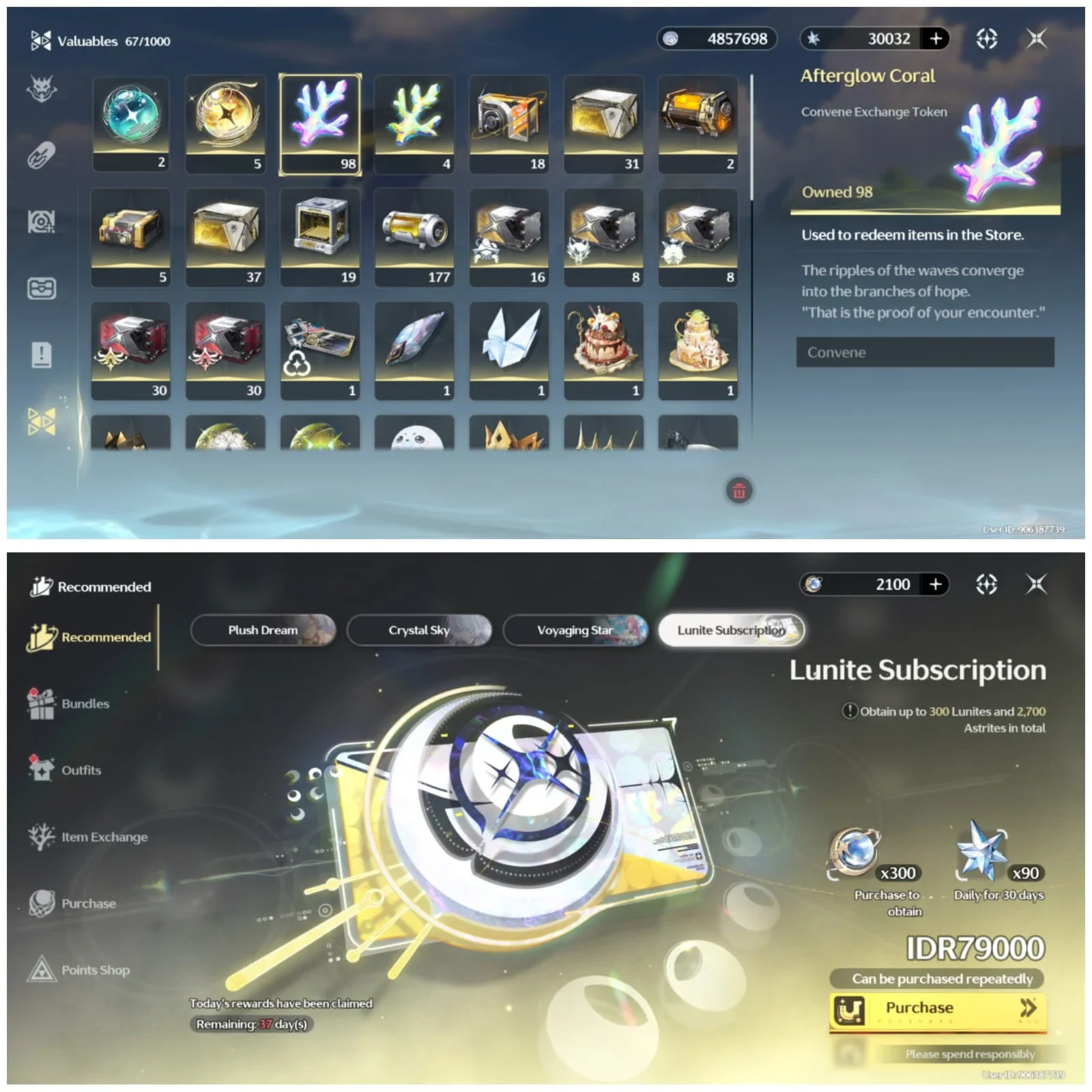 ASTRITE 30K + PREMIUM HIYUKI + PREMIUM AEMEATH + LUNITE 2100