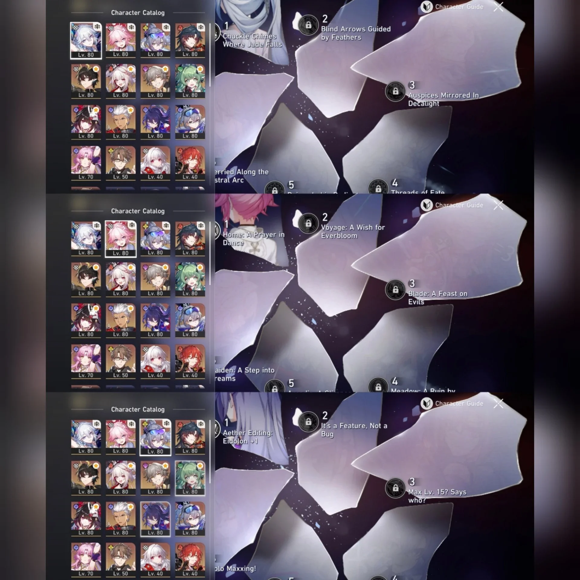 ALL ELATION E1S1 + MBLADE HOHO E1, ARCHER + SPARKLE, WELT E2 + 110 GOLD TICKET
