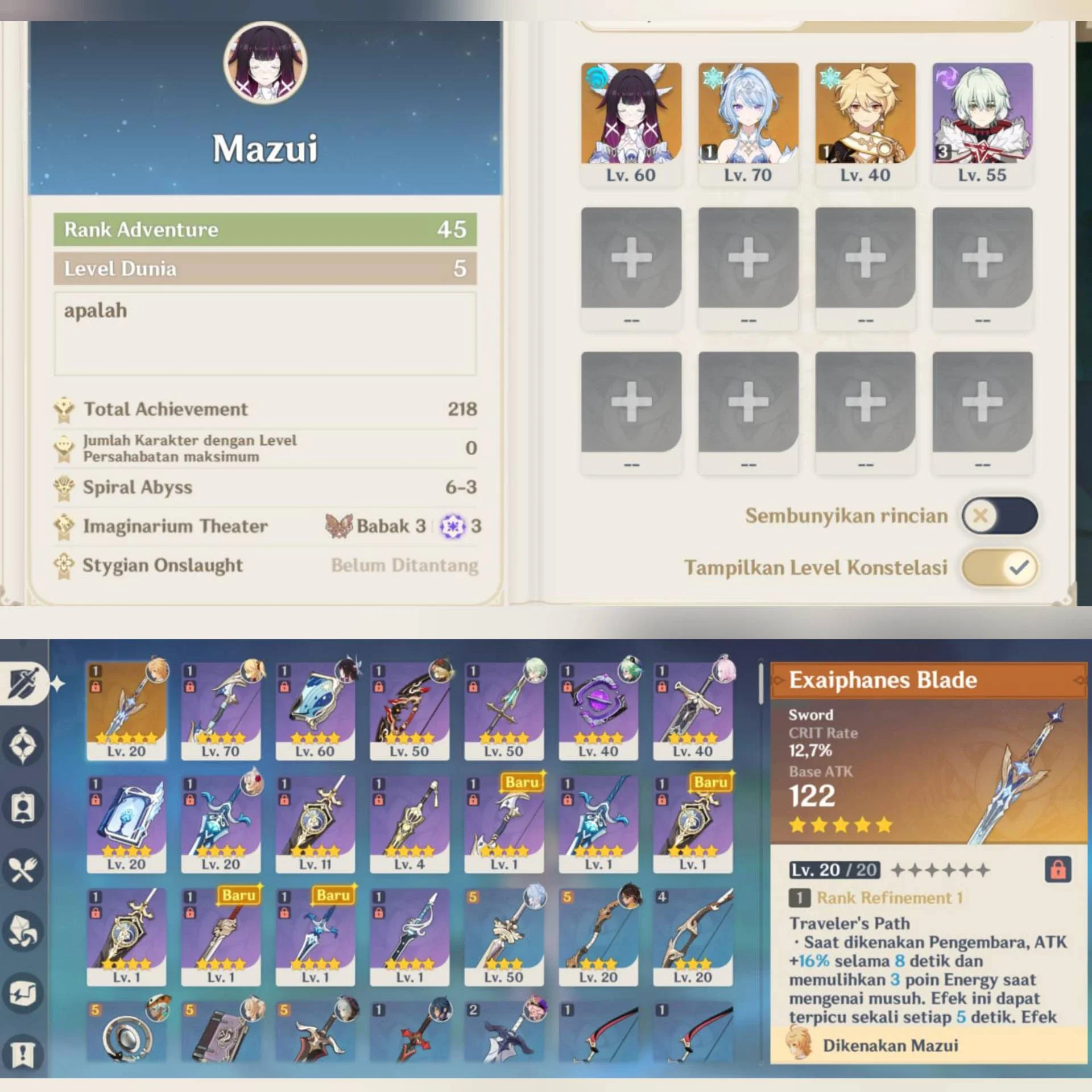 COLUMBINA + ODETTE C1