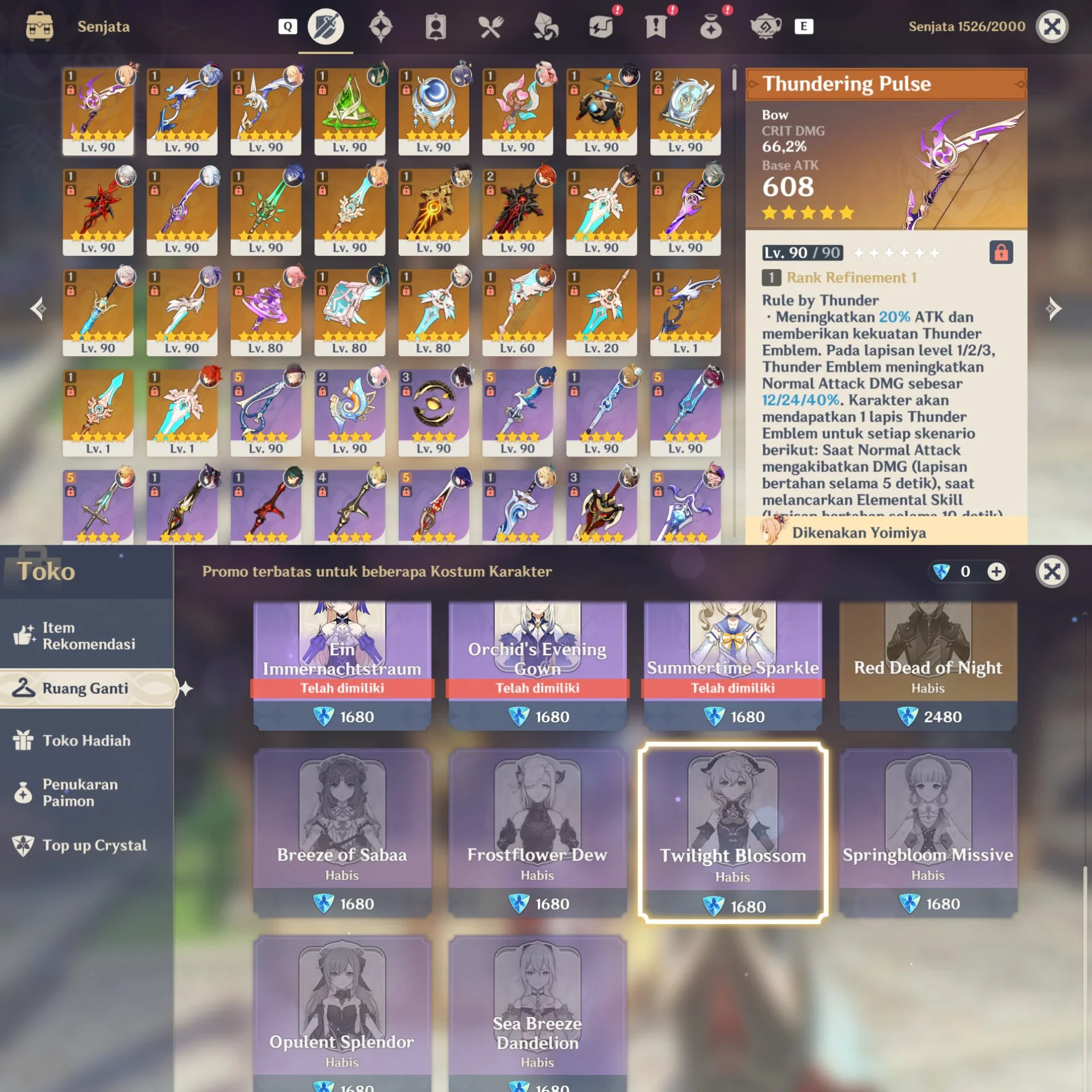 PREMIUM SANDRONE, MAVUIKA, NEVER, SEMI-FLINS, ALHAITAM, CHANCE, ARLECCHINO