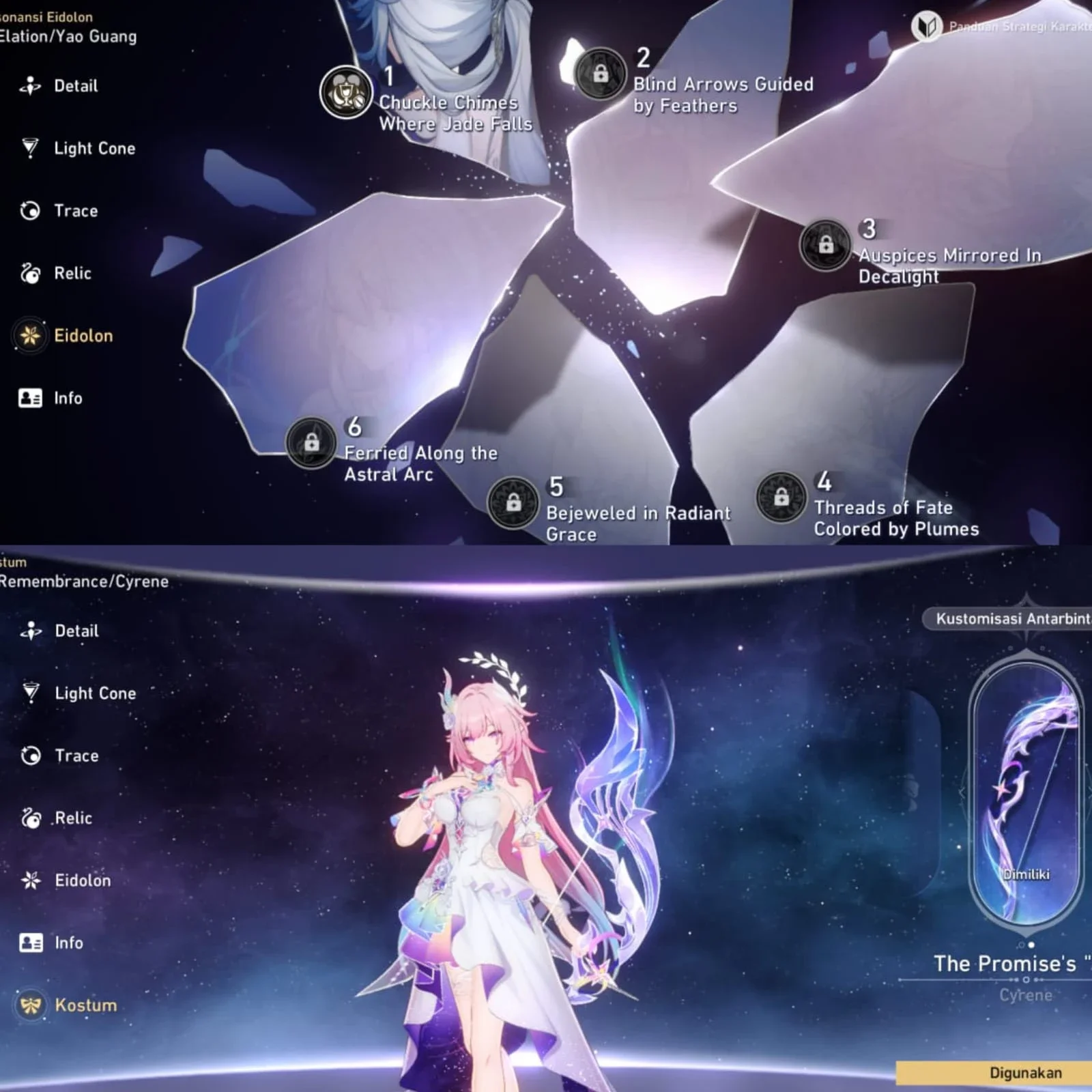 CYRENE E6 PHAINON E2 CASTORICE E2