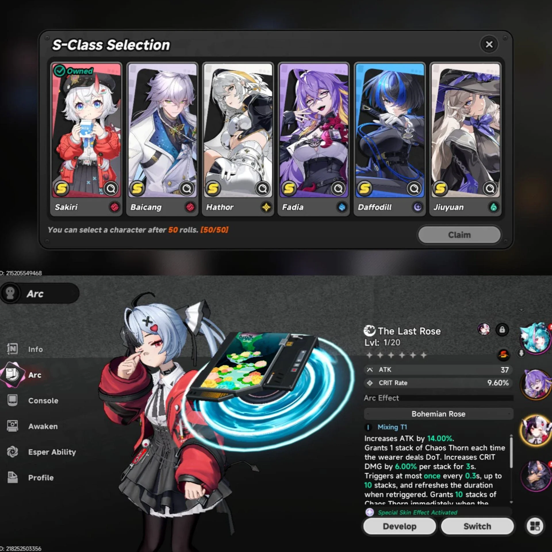 STARTER NANALLY + LACRIMOSA SIGN