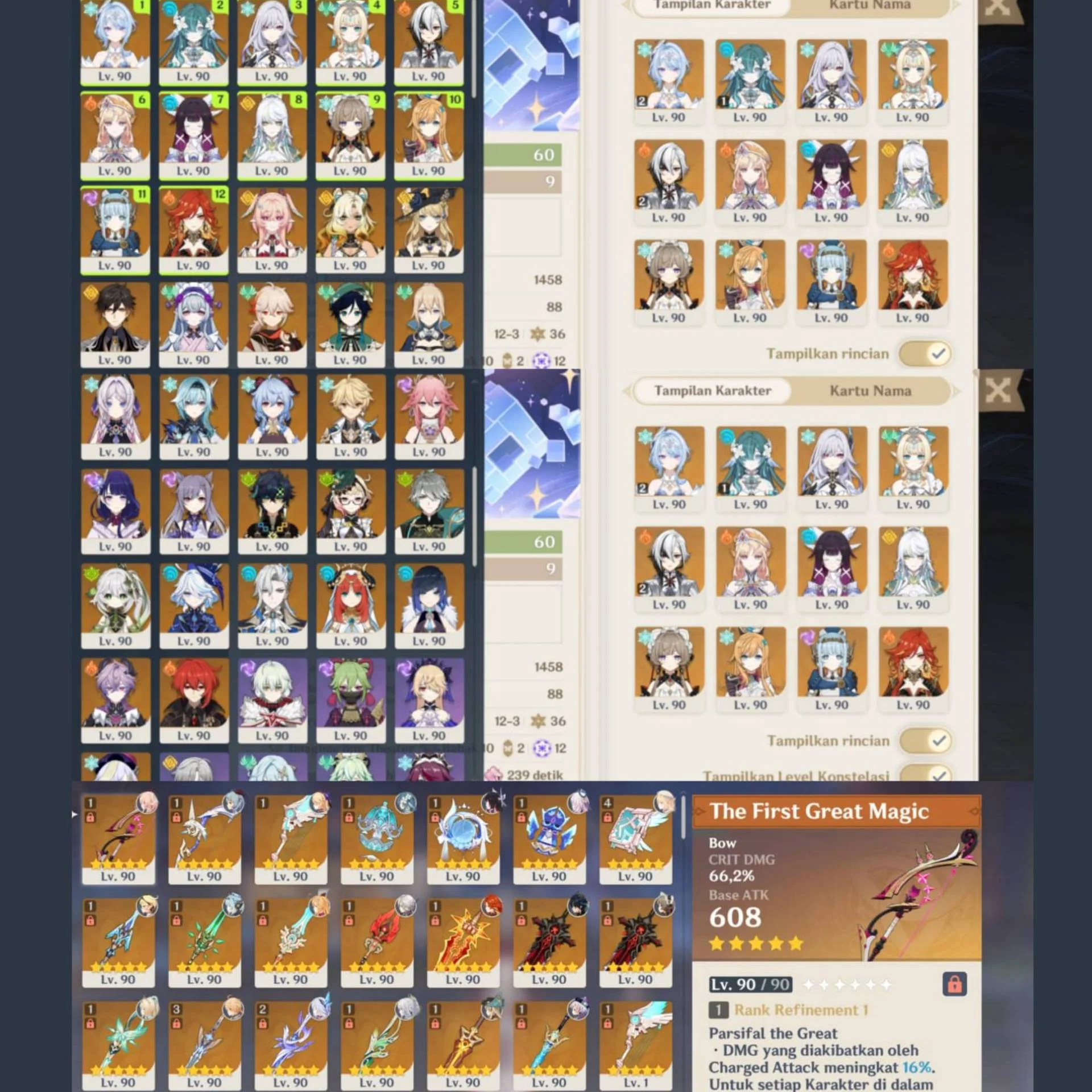 FULL CHAR SNEZHNAYA UNTUK PATCH 6.1 + BANYAK CHAR META LAIN
