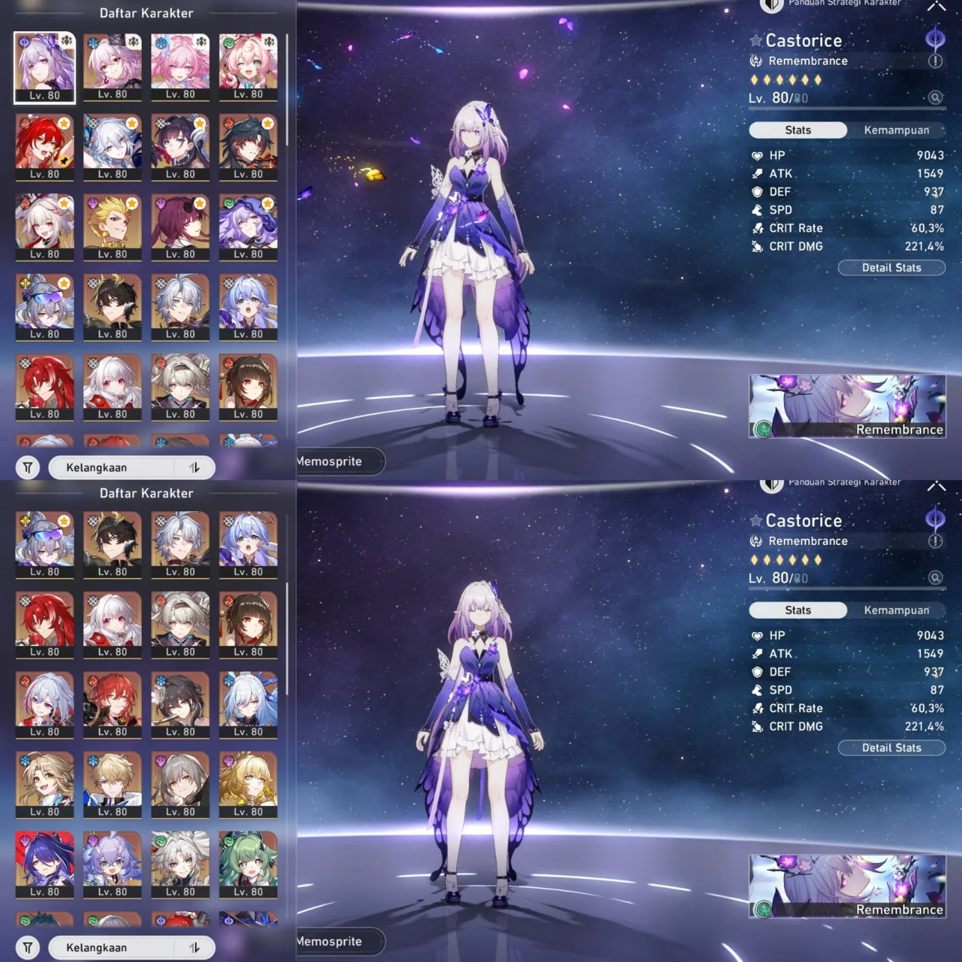 AKUN HSR ENDGAME EZZ ALL CONTENT