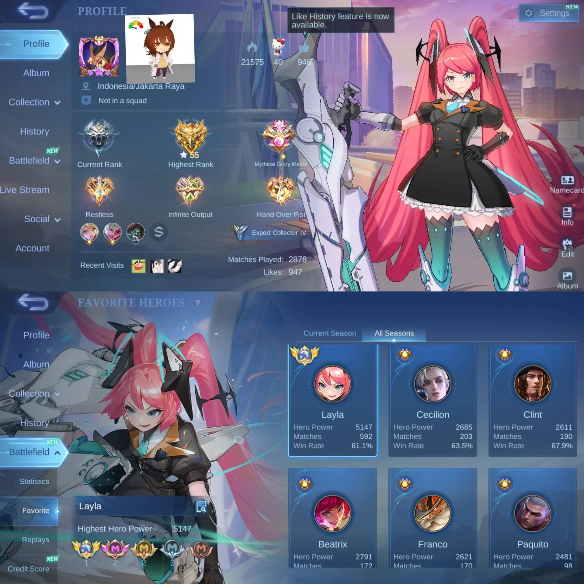 EX GLOBAL LAYLA