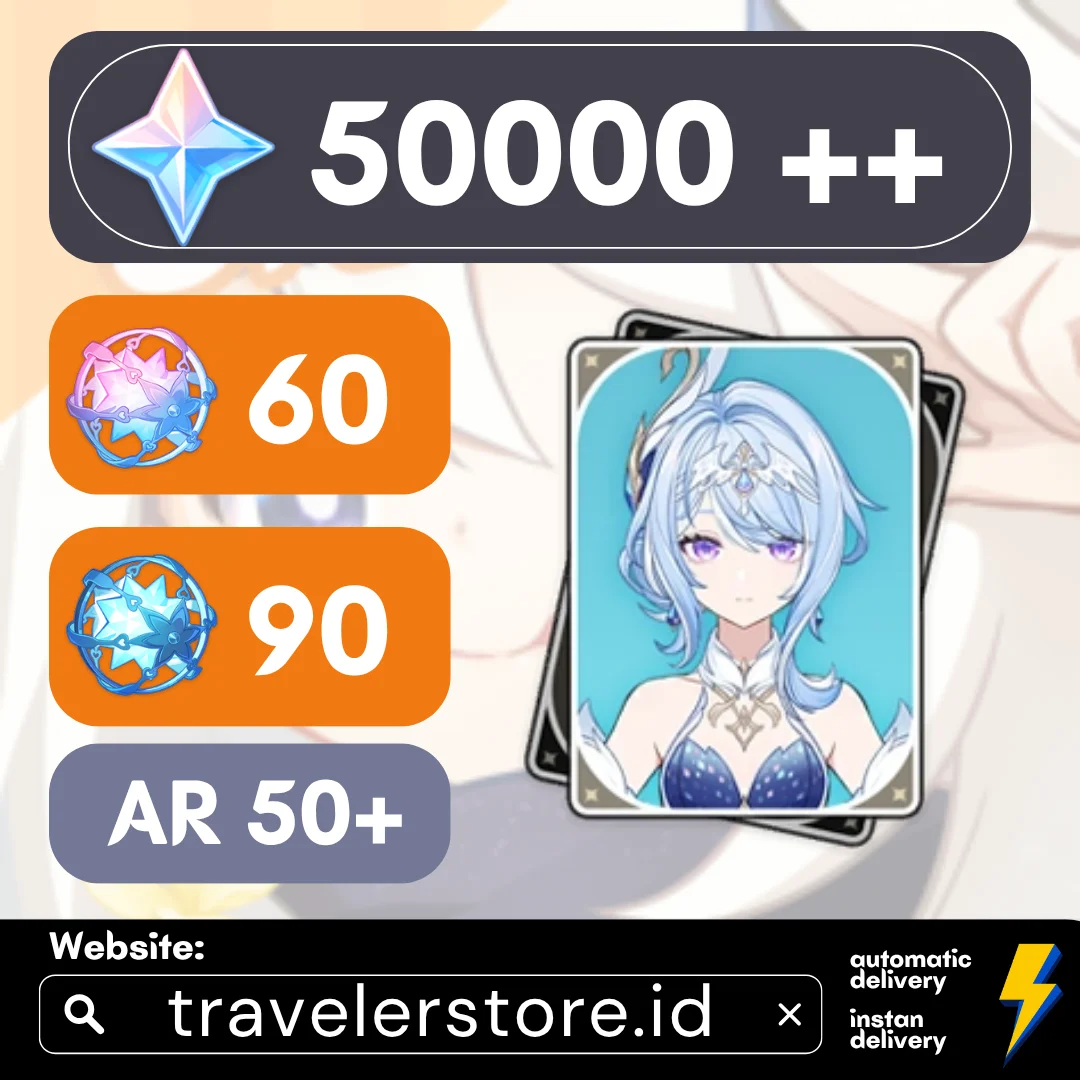Odette + 50000 Primogems Asia All Unset