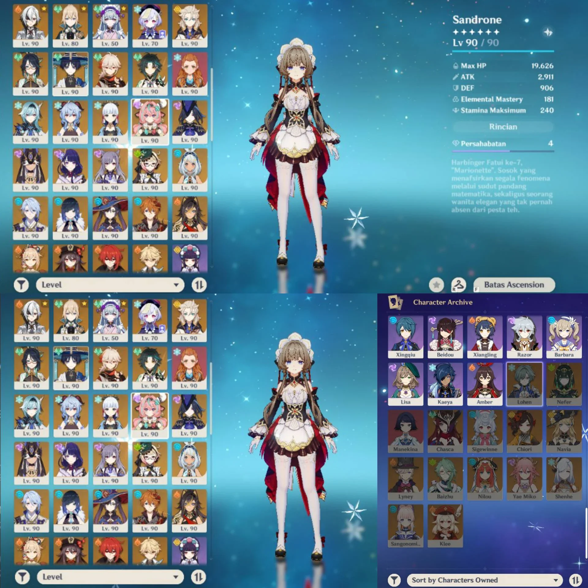 ASIA | GENSHIN ENDGAME | 52 LIMITED CHARACTER (44 EX CONS) | 21 SIGNATURE WEAPON