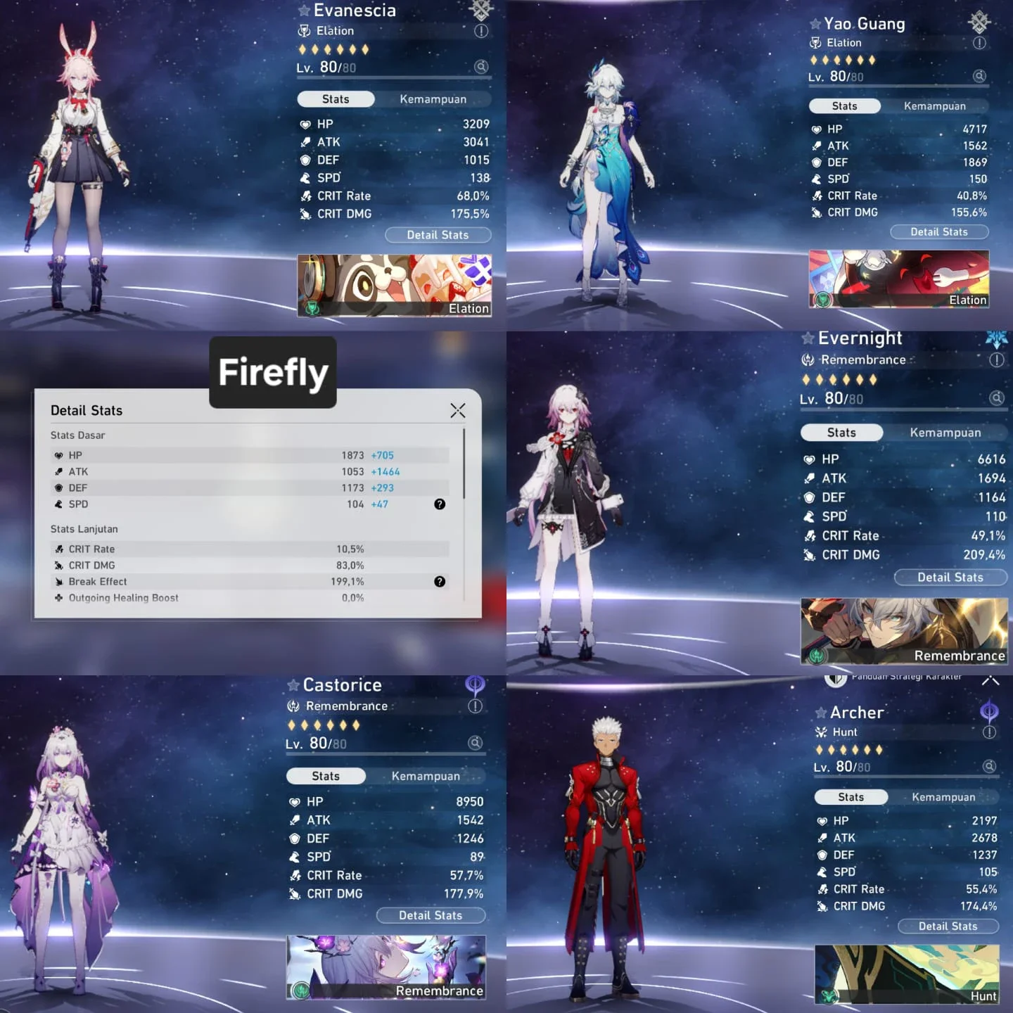CASTO FUGUE SIGN + EVANESCIA PREM + ARCHER PREM KURANG RIN (BANNER FATE RATE ON)