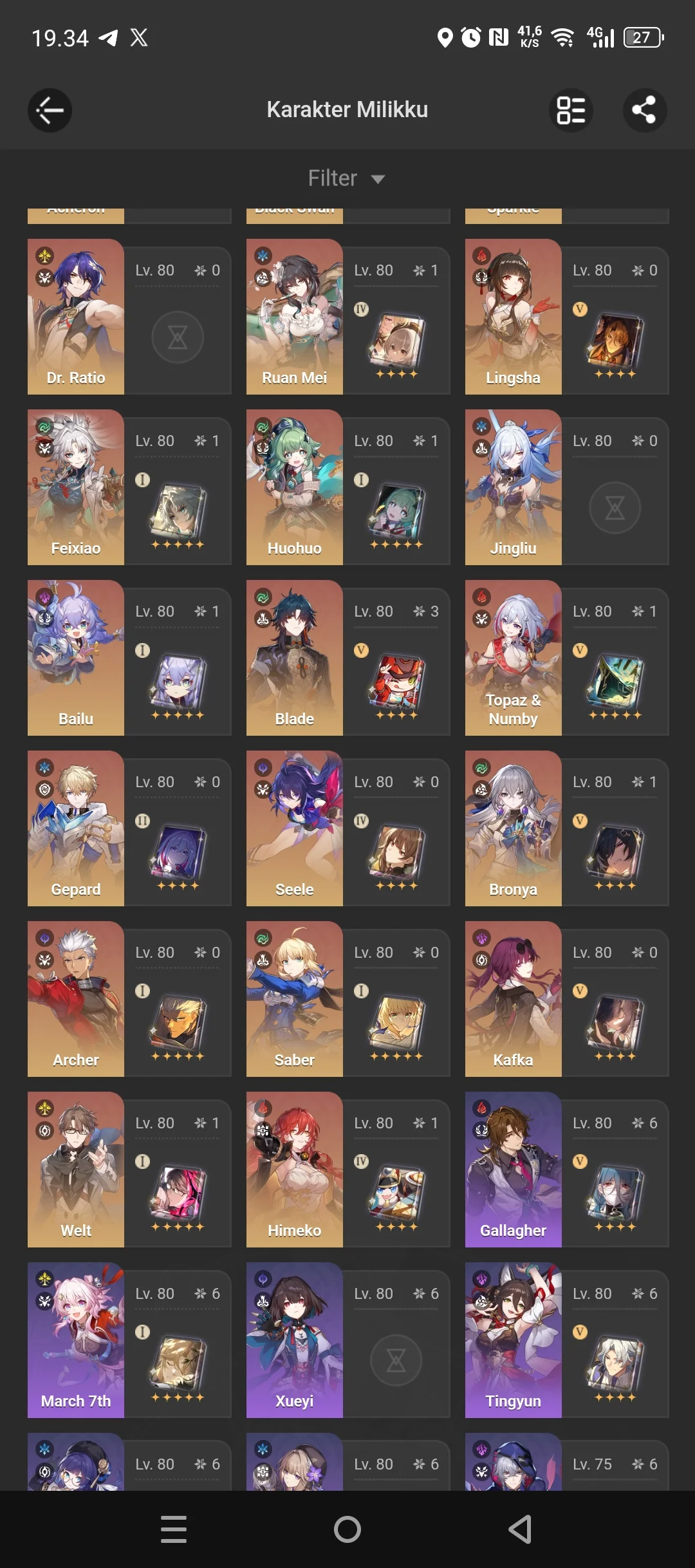 Akun sepuh END game auto Libas full Star