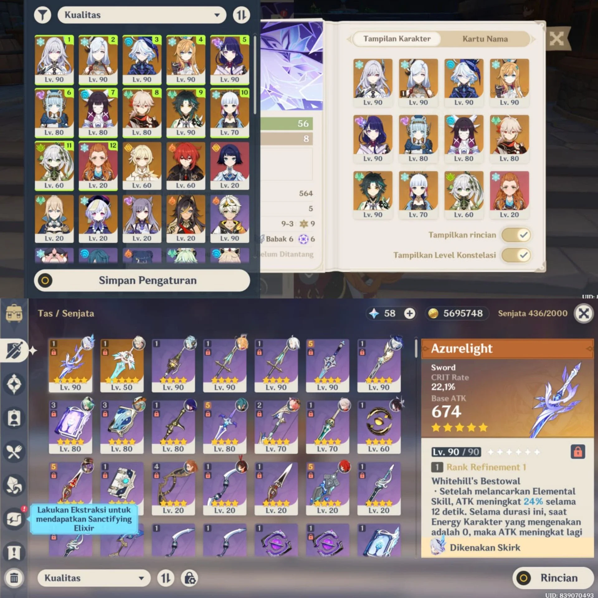 SKIRK PREMIUM SHENHE C1, RAIDEN LUNAR CHARGE