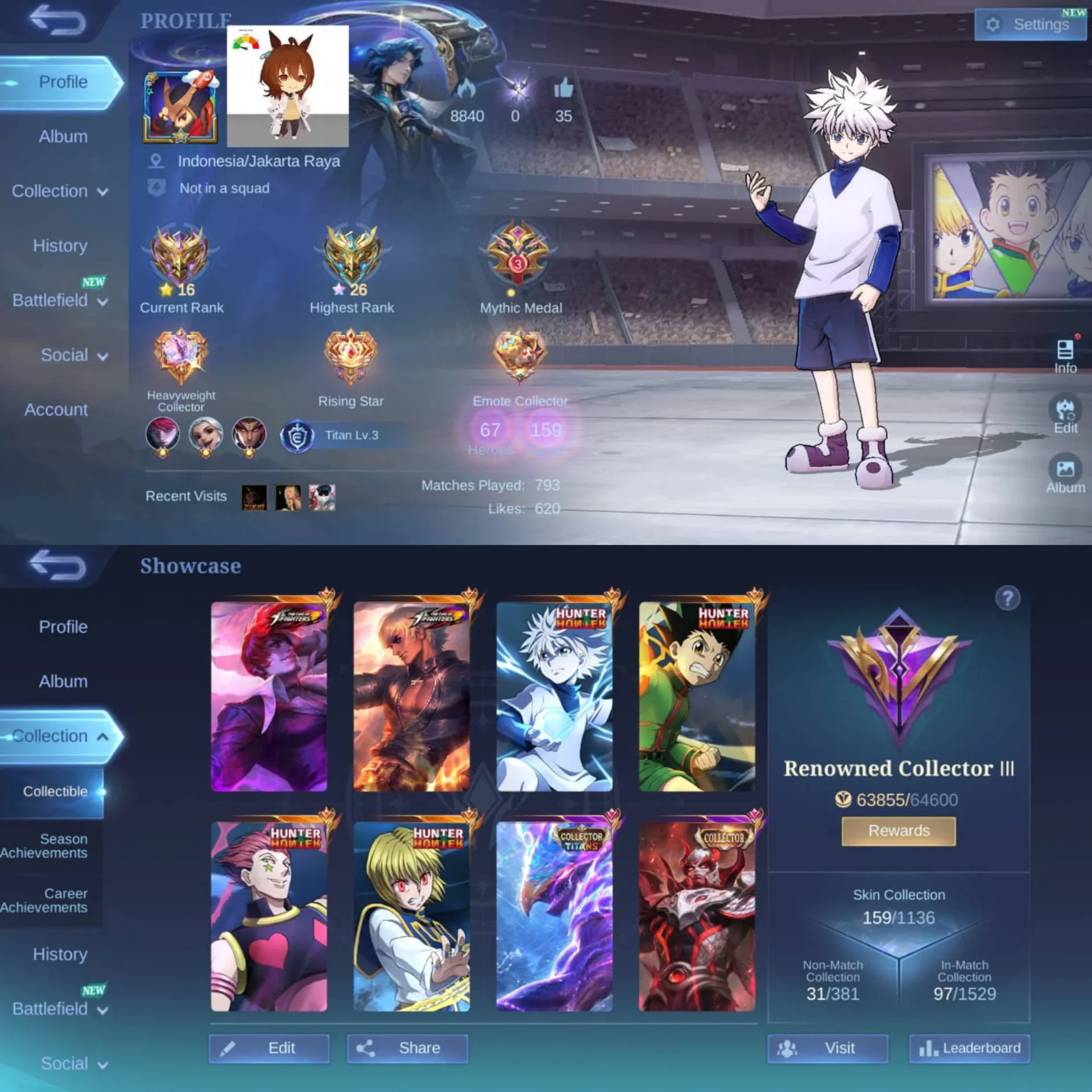 4 HXH, 3 KOF, 3 CC, CLOUD XAVIER