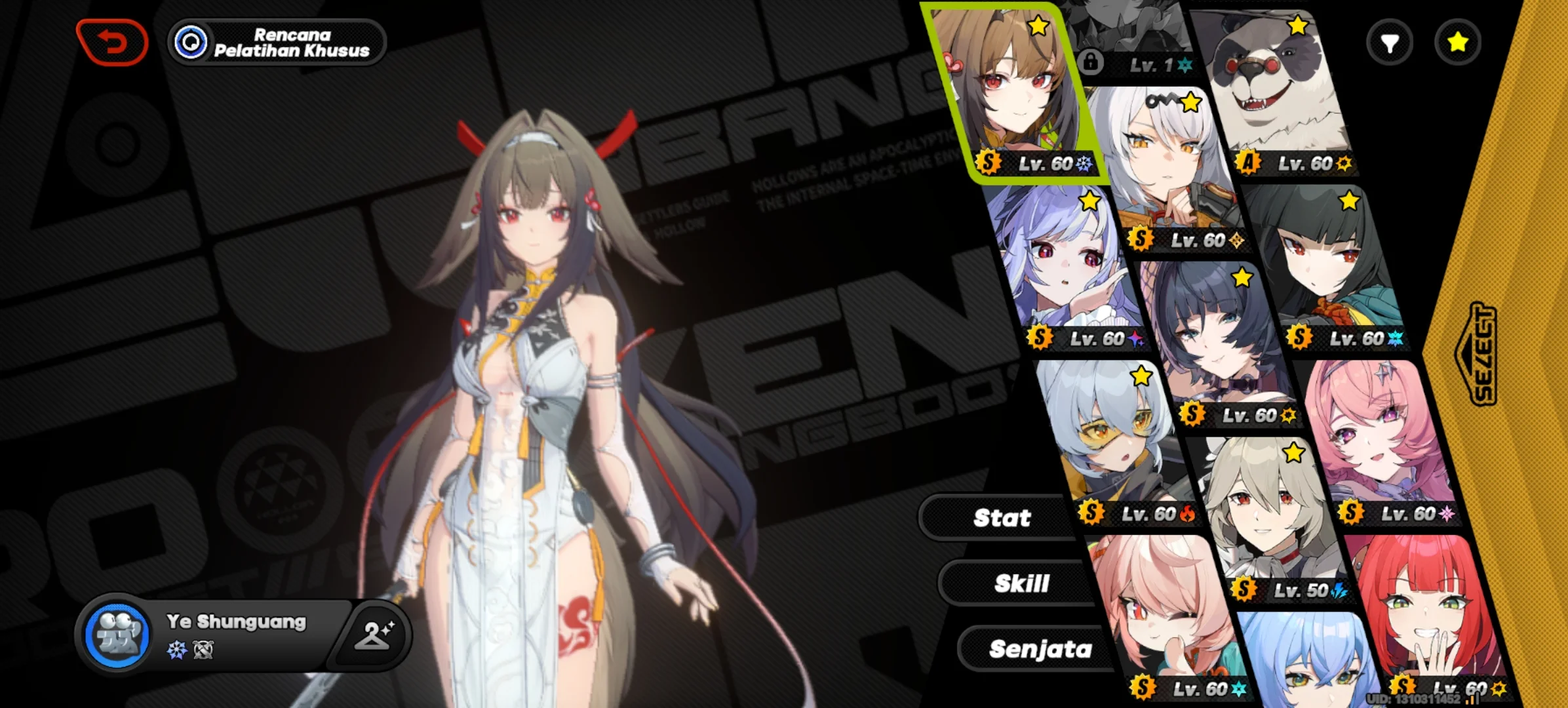 Akun zenless zone zero full void hunter + w engin nya plus  yixuan m1 + w enginnya