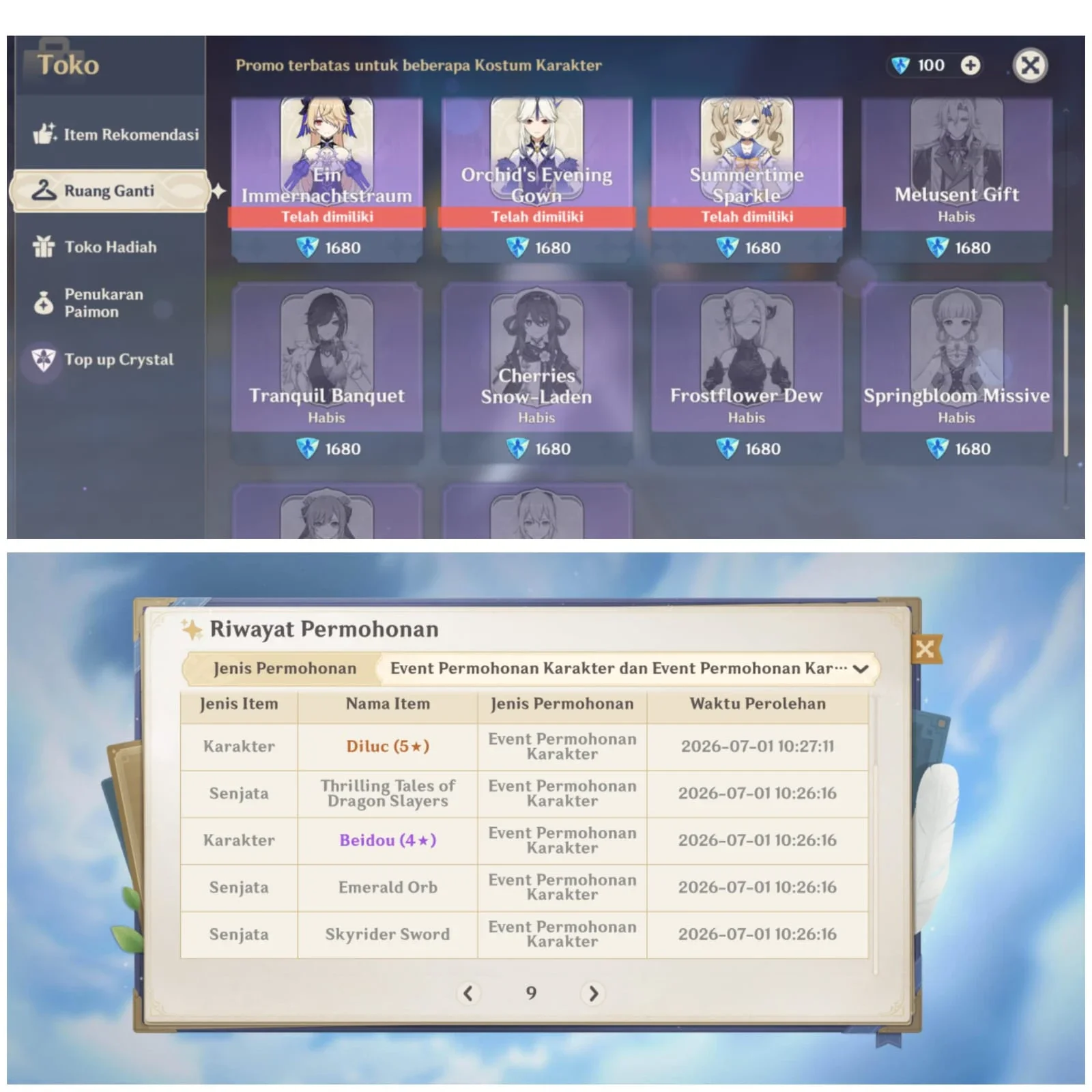 51 LIMIT INC KONSTELASI + 18 SIGNATURE + RESOURCE MELIMPAH