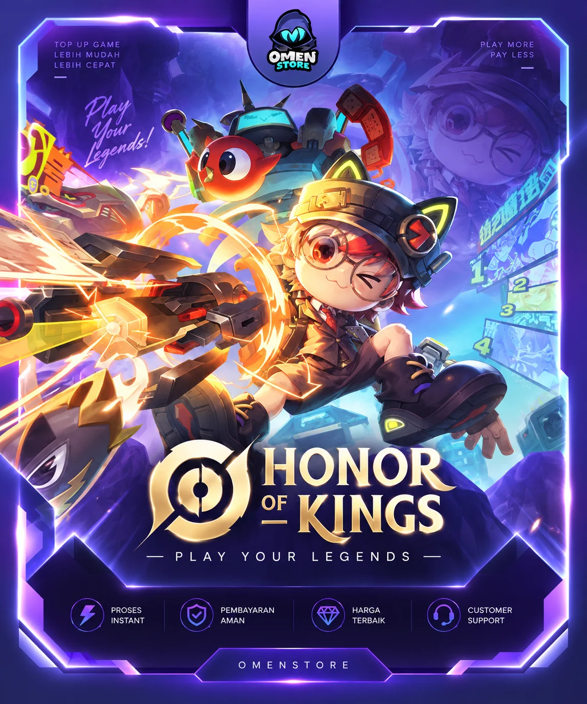 Honor of Kings Weekly Card