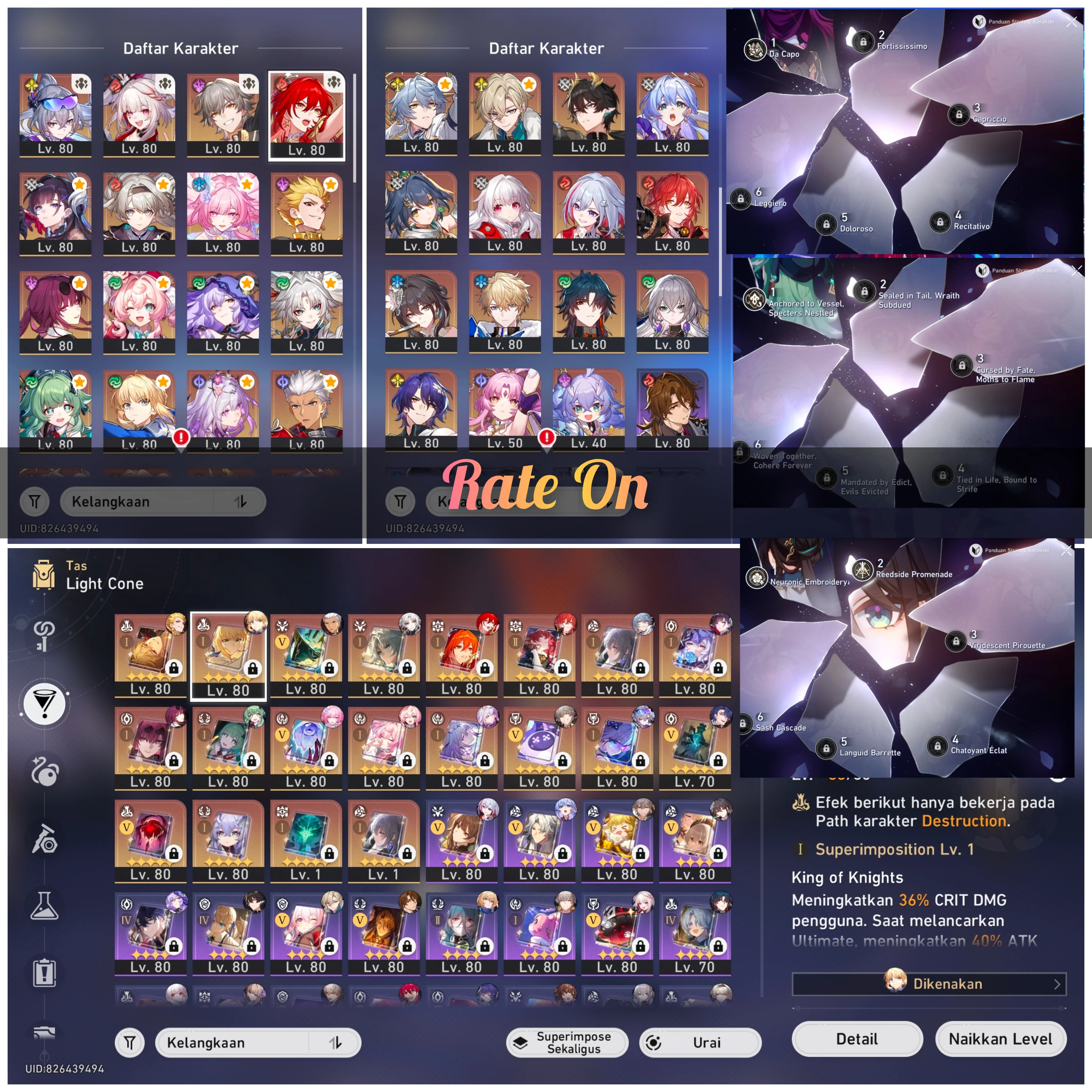 Rate on Costum Ekslusive Castorice
