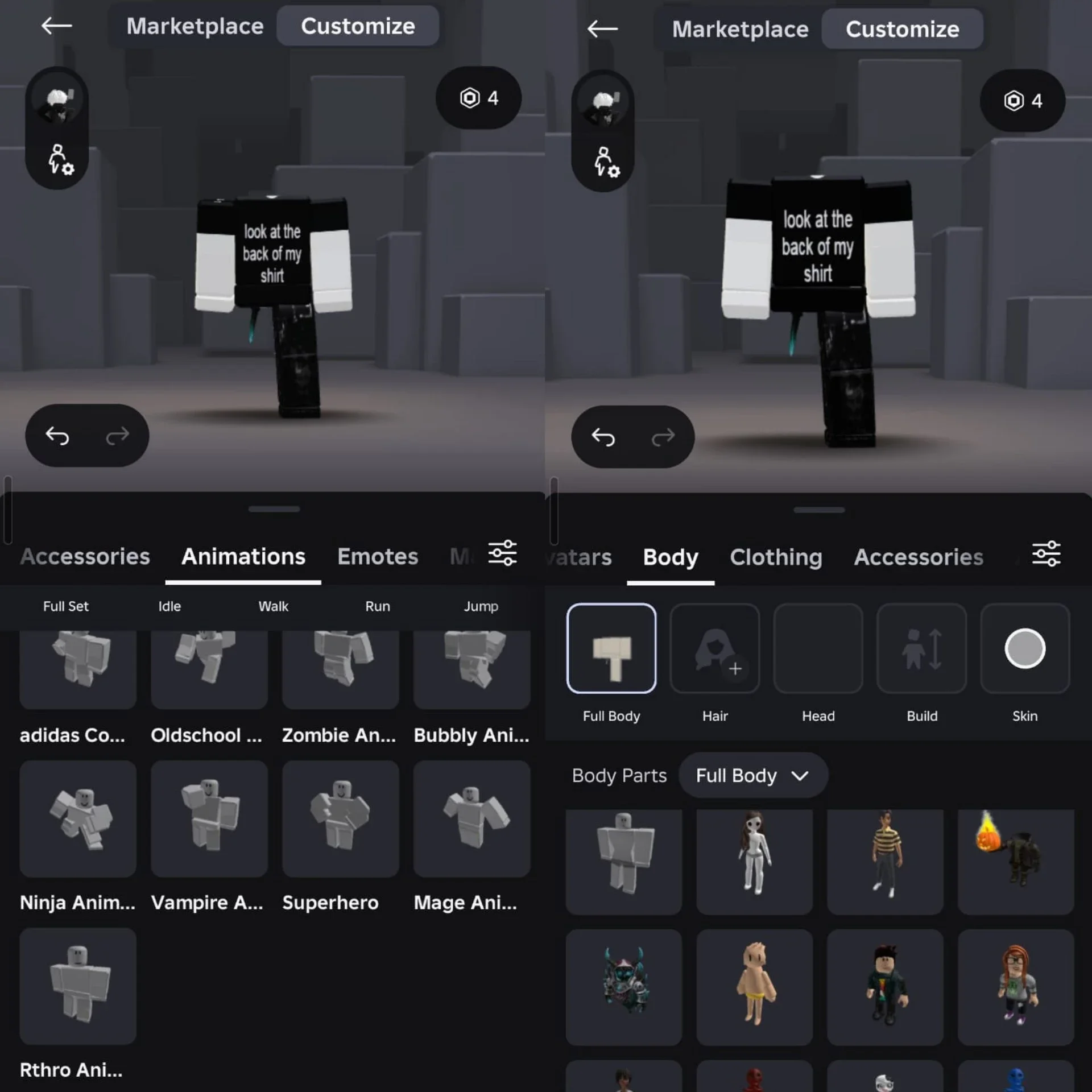 AKUN KORLES (KORBLOX+HEADLESS, BUKAN FAKE KORLES)