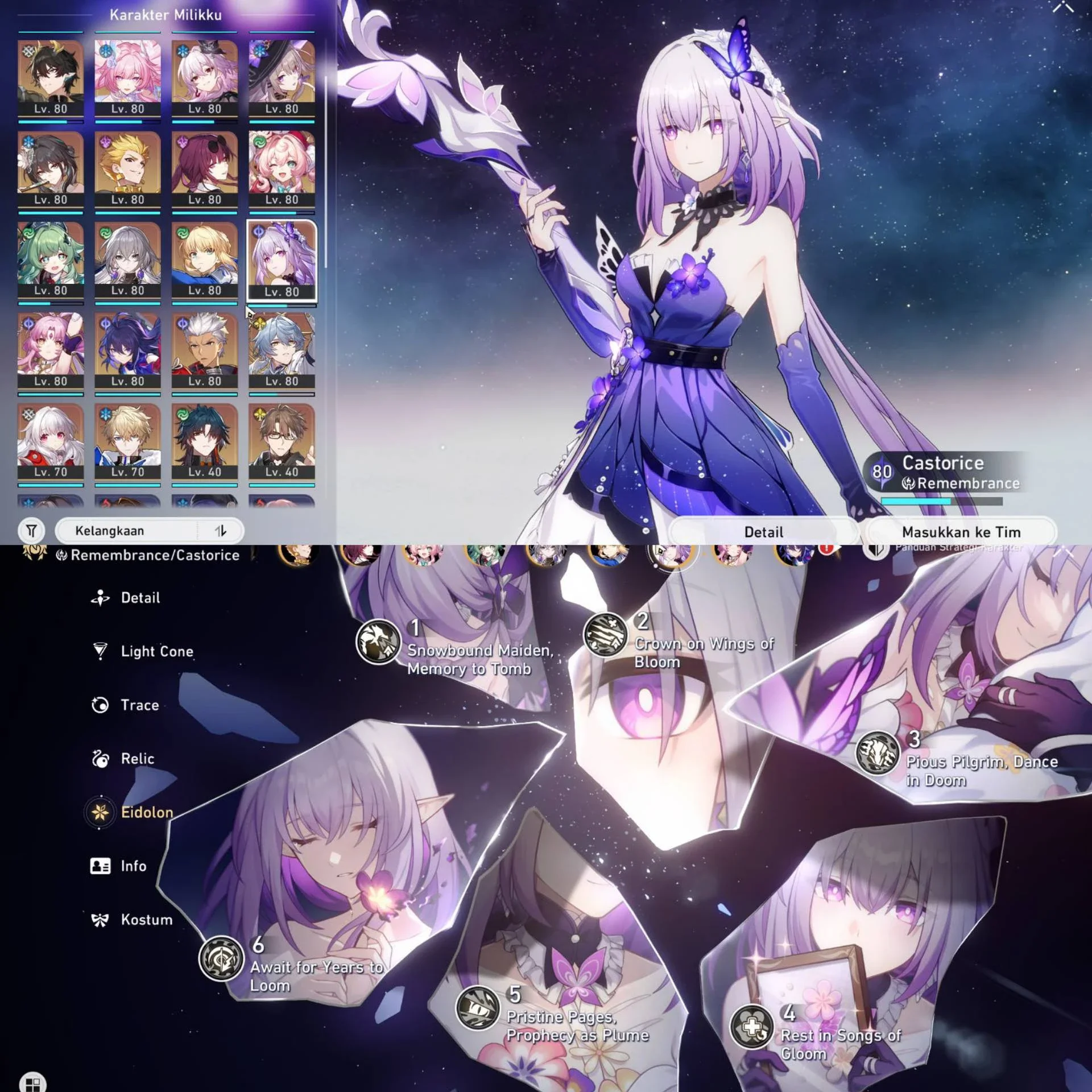 CASTORICE E6S1 PREMIUM TEAM, 19 LIMIT 5 SIGN