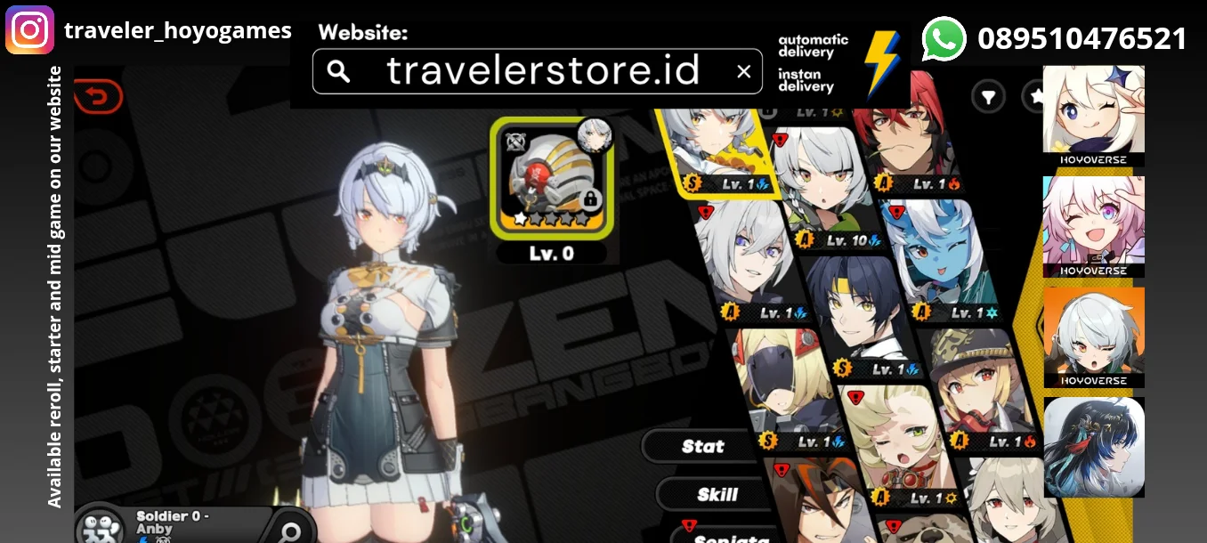 Soldier Anby Sign + Trigger + Harumasa IK 12 MC Female All Unset