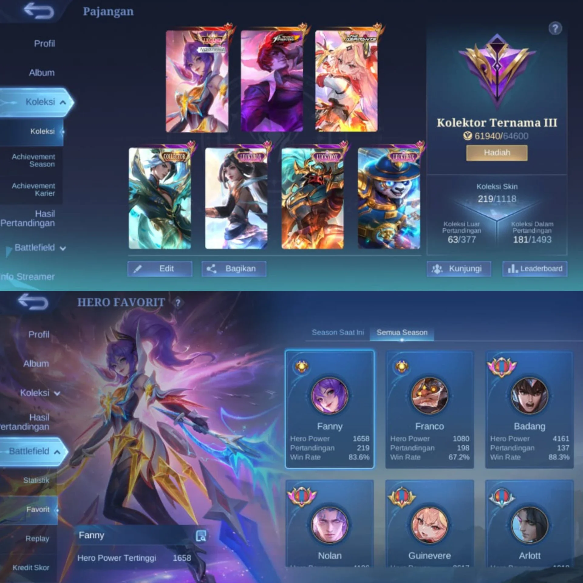 FANNY LEGEND, LING CC, EDISI PENSI NGGAK ADA TEMEN MAIN