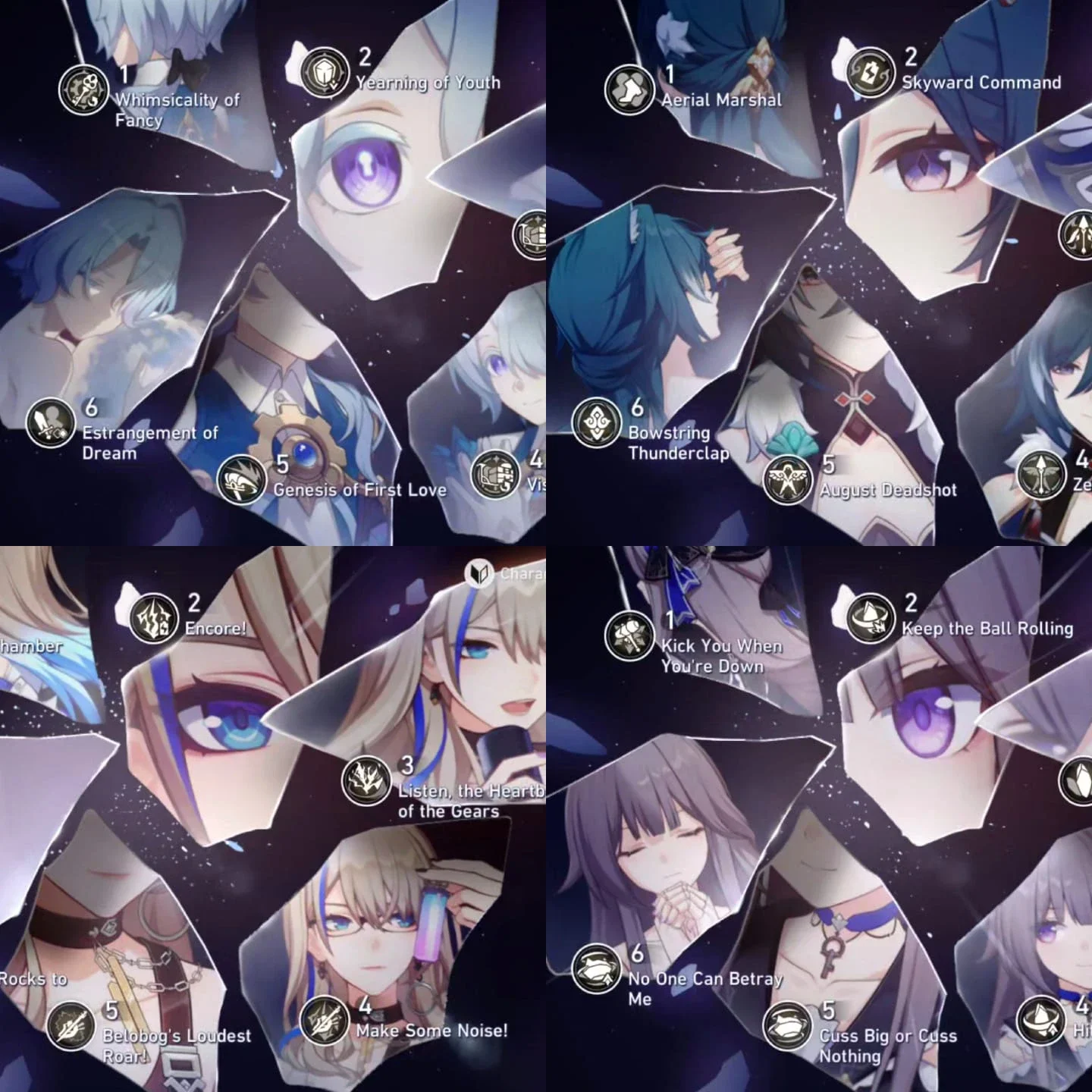 CASTO FUGUE SIGN + EVANESCIA PREM + ARCHER PREM KURANG RIN (BANNER FATE RATE ON)