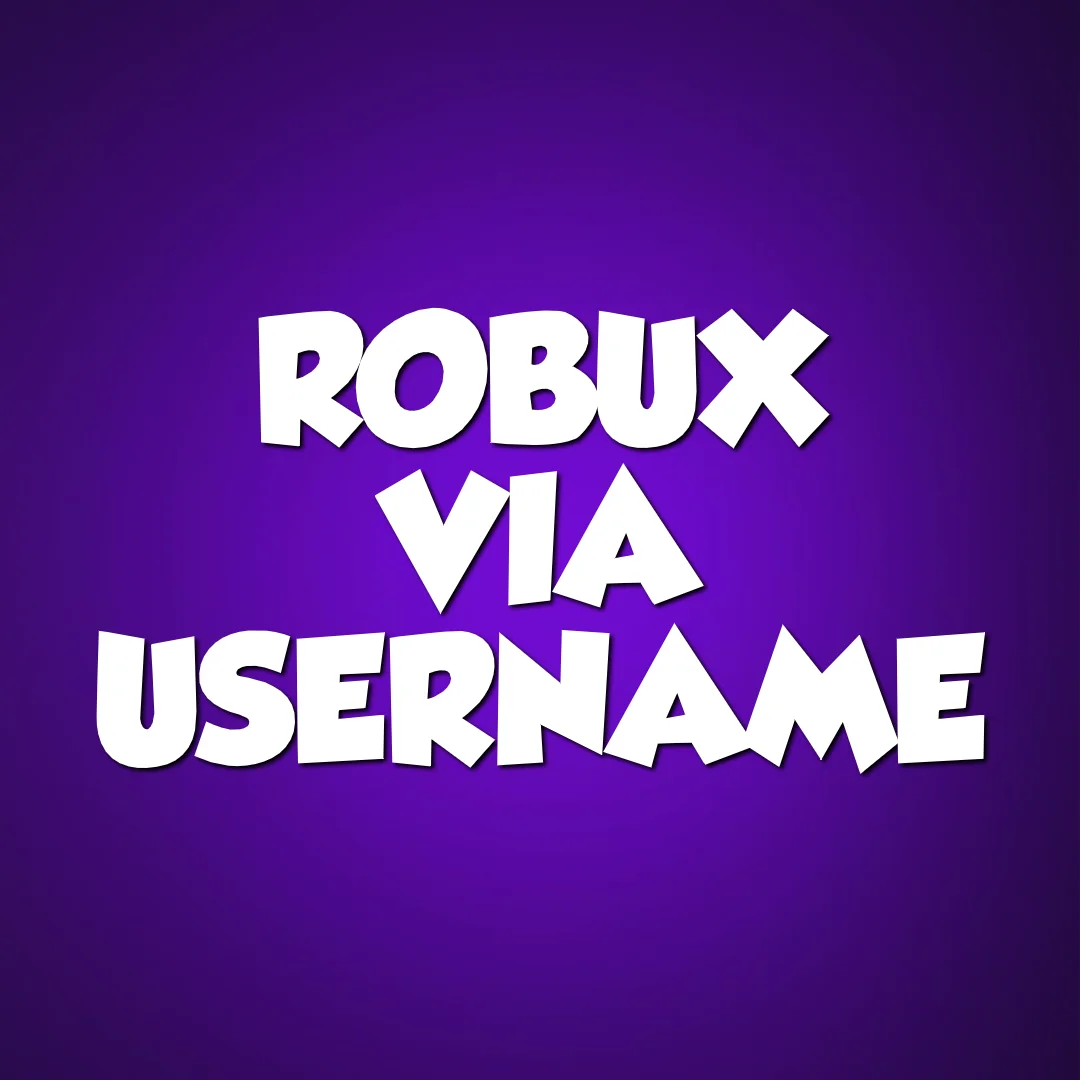 Robux Via Username
