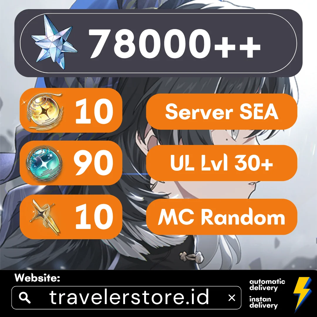 78000 Astrite Akun Reroll SEA