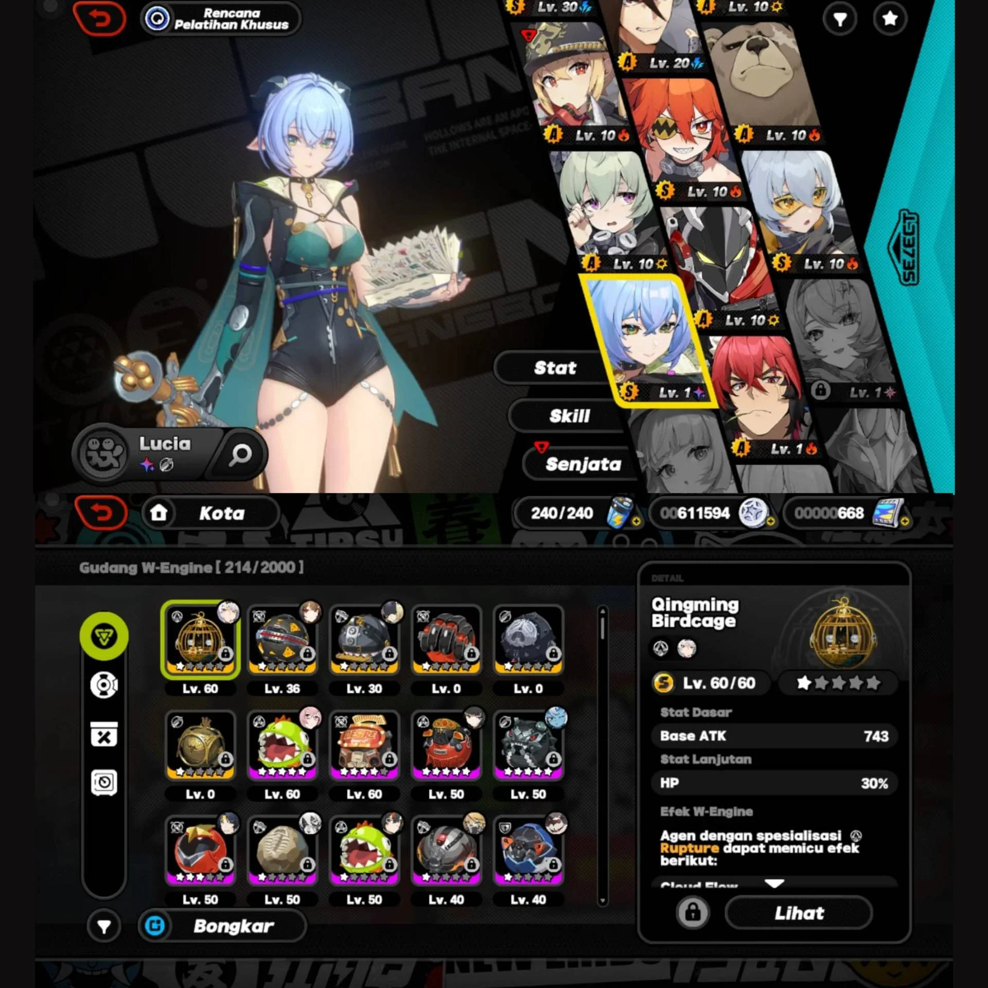 AKUN ZZZ BONUS HSR