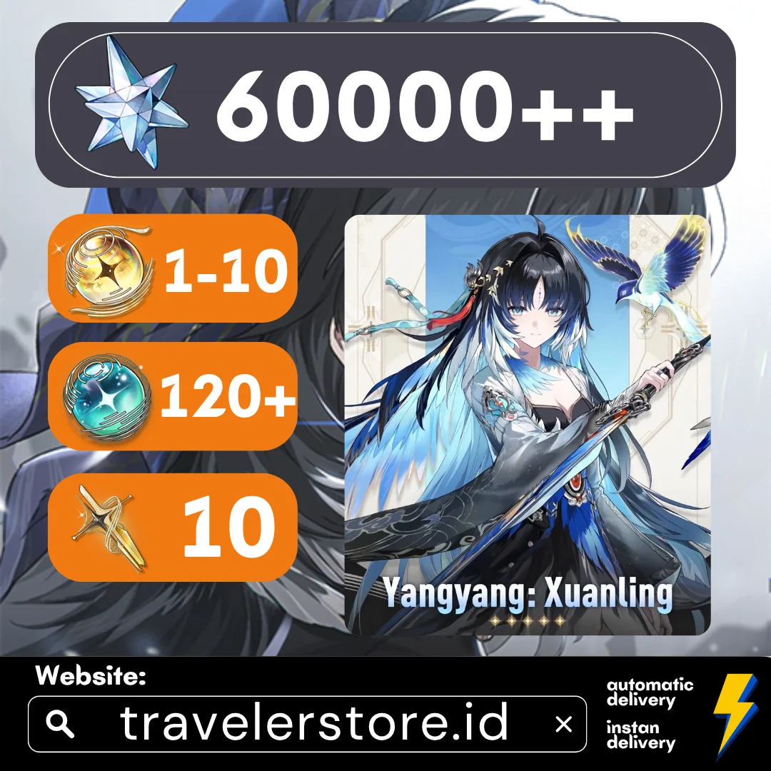 YangYang Xuanling + 55000-60000 Astrite SEA All Unset