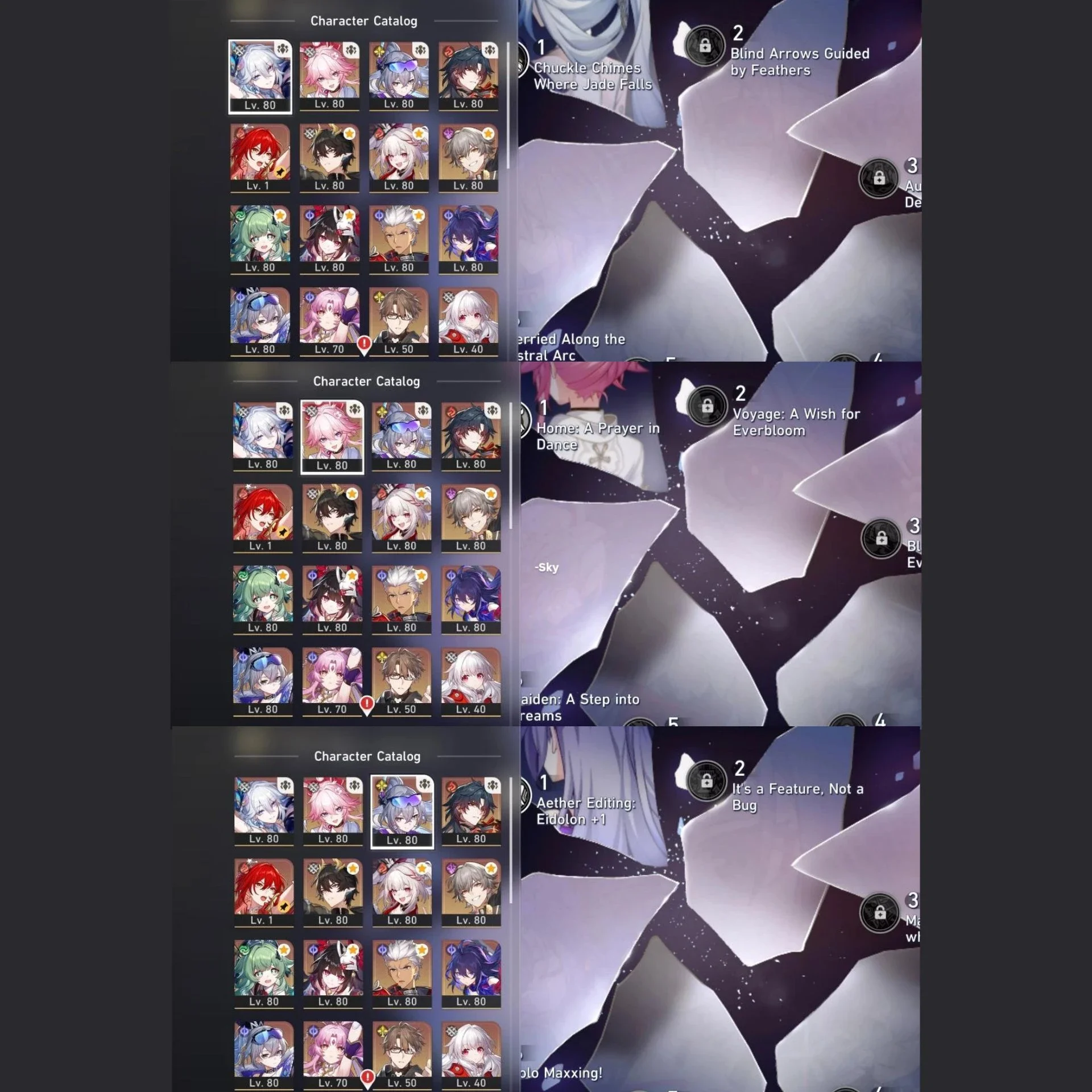 HIME NOVA+MBLADE, ALL ELATION E1S1, HOHO E1, ARCHER+SPARKLE, WELT E2, EMAIL ONLY.
