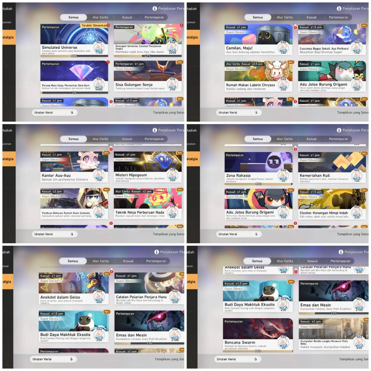AKUN TIMBUNAN + PREM ARCHER + SEMI PREM HIMEKO NOVA