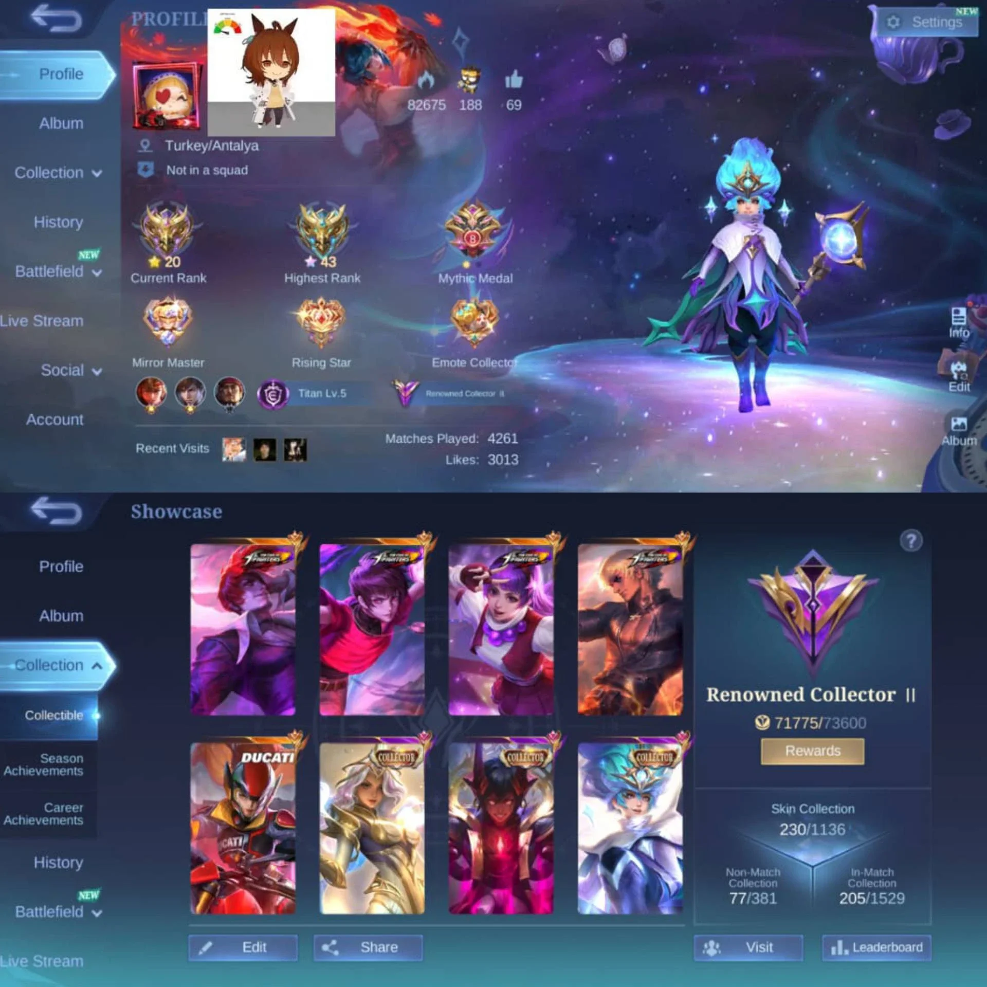 5 KOF (CHOU, GUSION, GUINEVERE, DYROTH, KARINA)