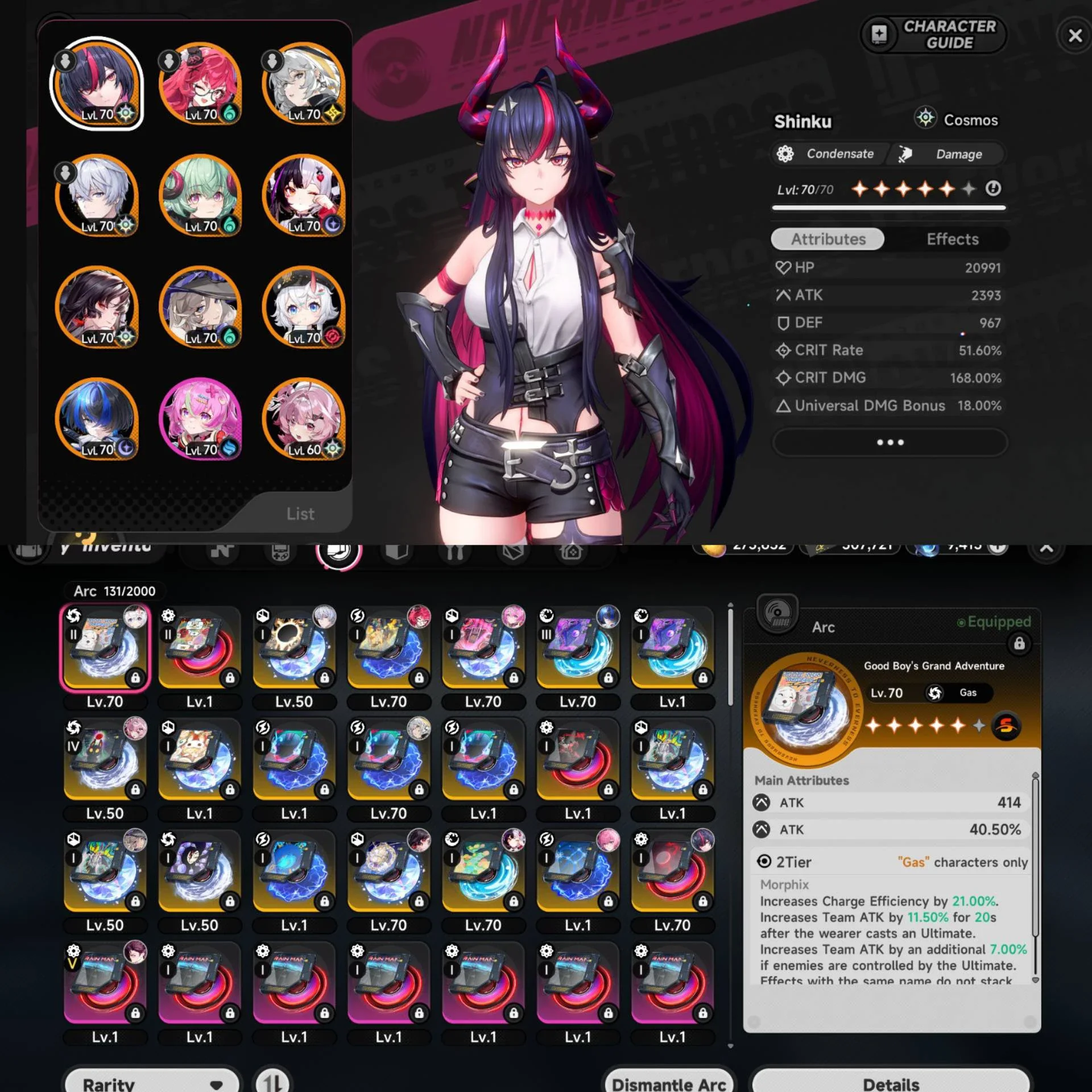 ALL CHAR EXCL CHAOS