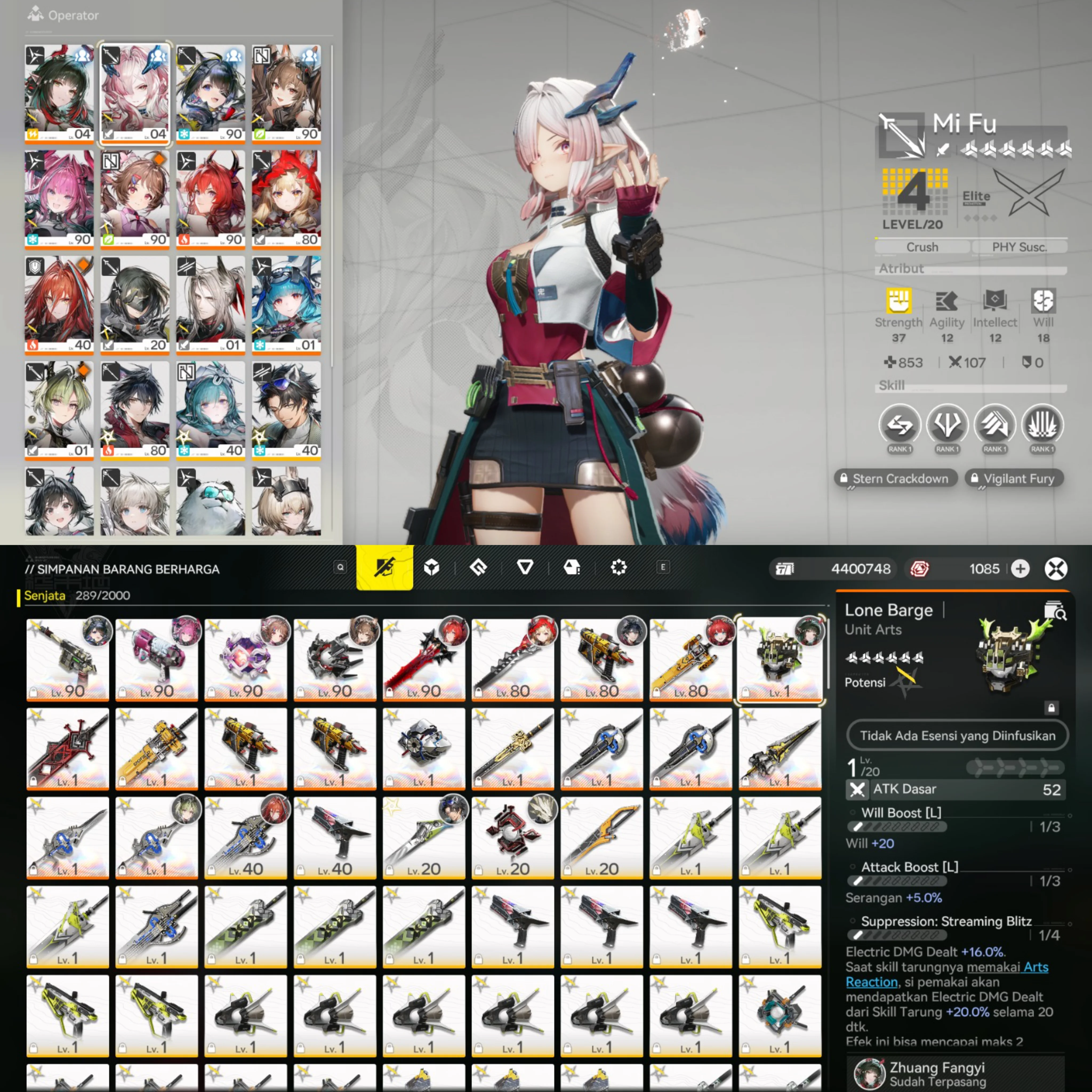 CHAR LIMIT LENGKAP, 6 SIGN