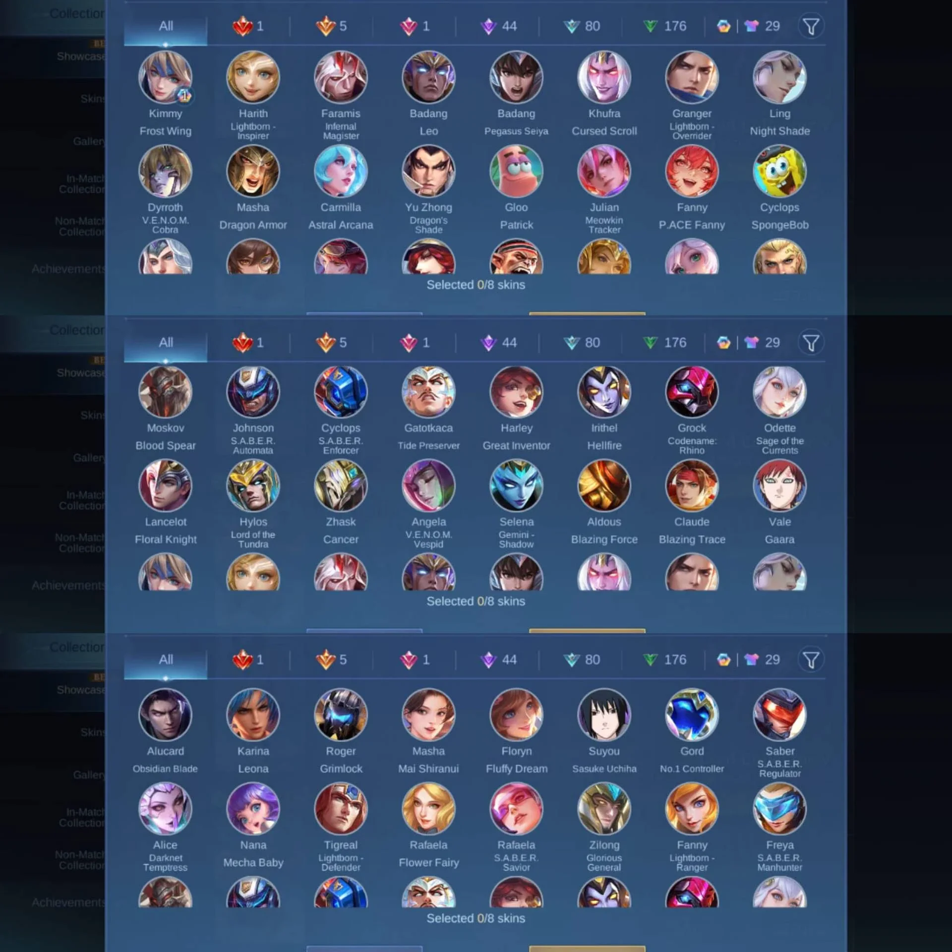 AKUN LEGEND ALU, SASUKE, MAI