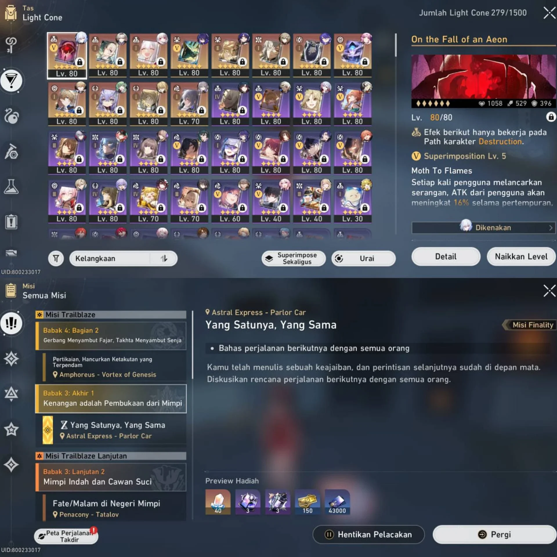ABANDONED ACCOUNT