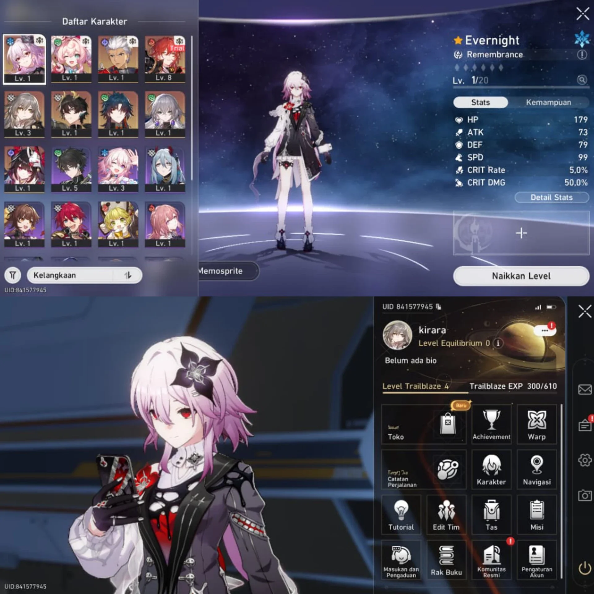 STARTER TL 4, EVERNIGHT + HYACHINE + ARCHER + DANHENG PT