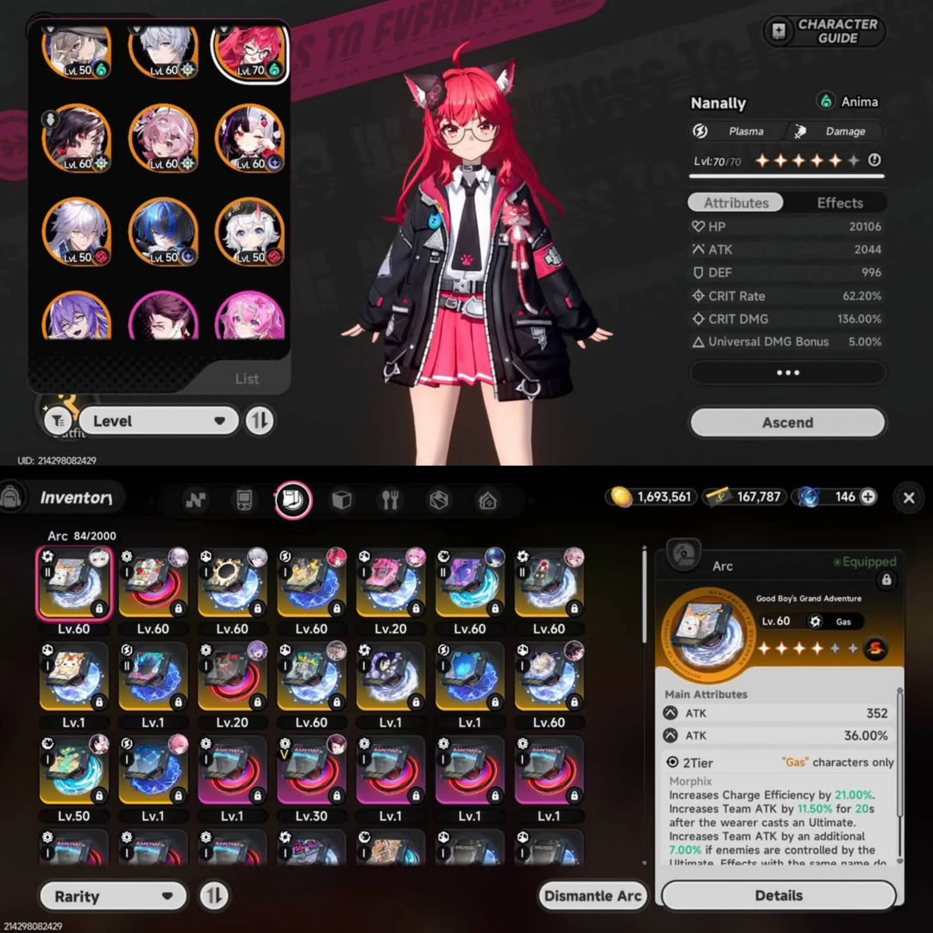 NTE ACCOUNT A3 NANALY SEA SERVER