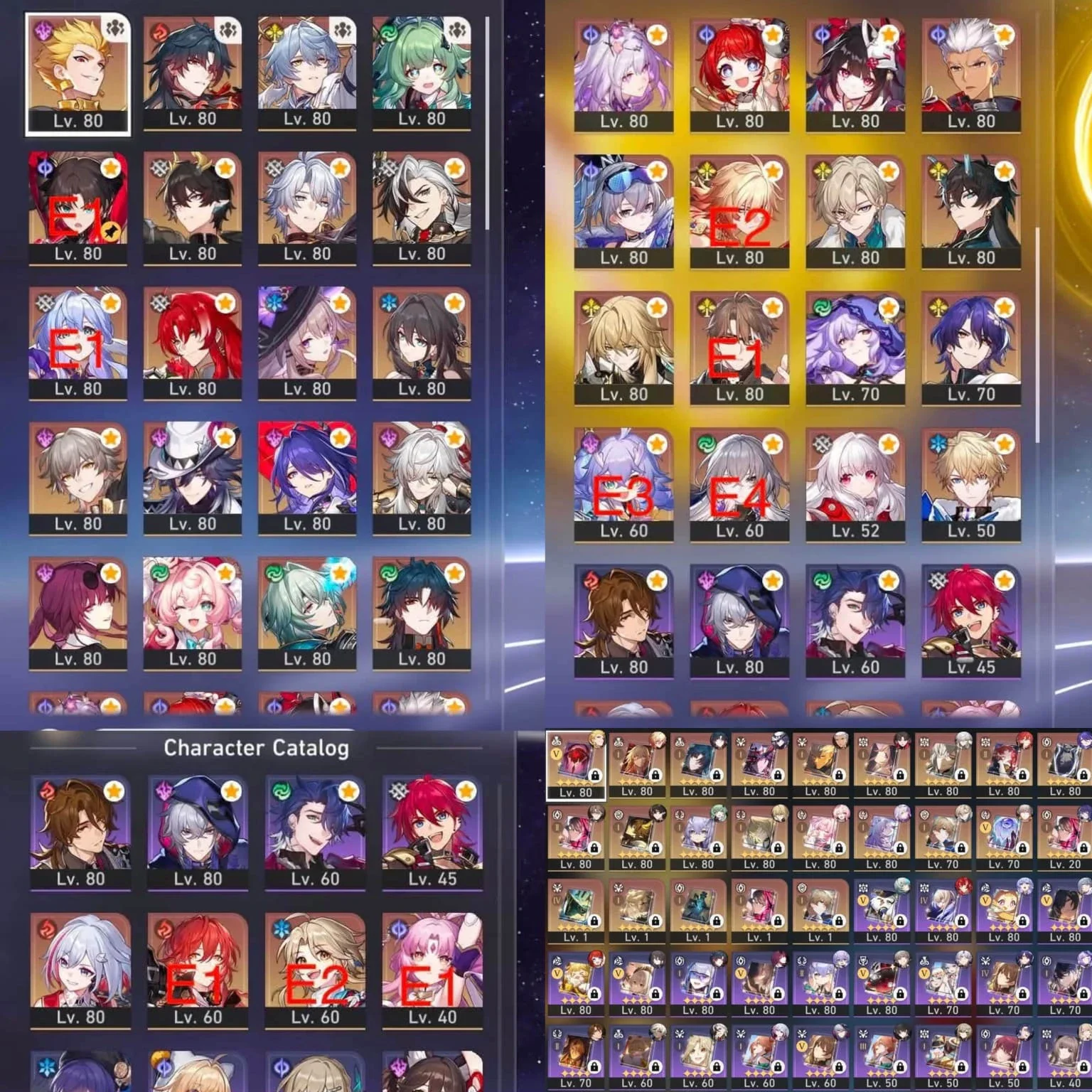 GI + HSR + ZZZ   DALAM 1 AKUN HOYOVERSE SERVER NA (AMERICA)