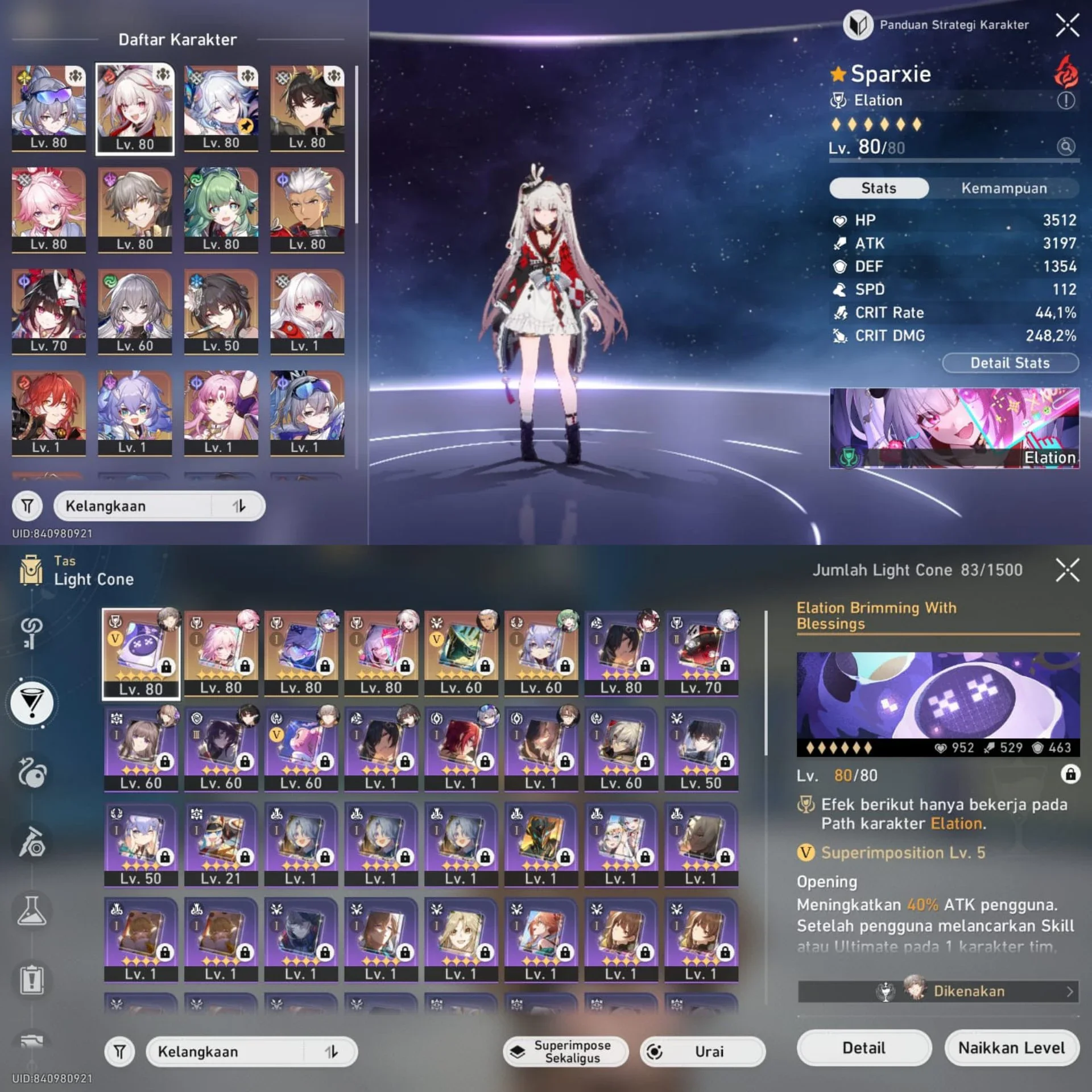 ALL ELATION EVA E1