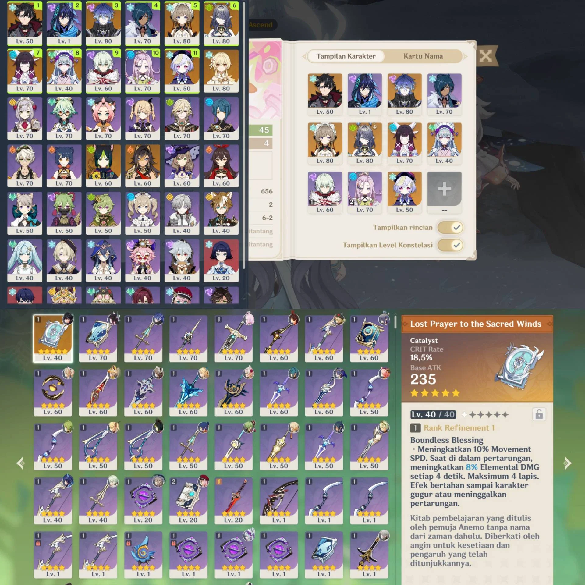 SANDRONE + FLINS SEMI PREM (-INEFA GACHA SENDIRI ADA 5K PRIMO)