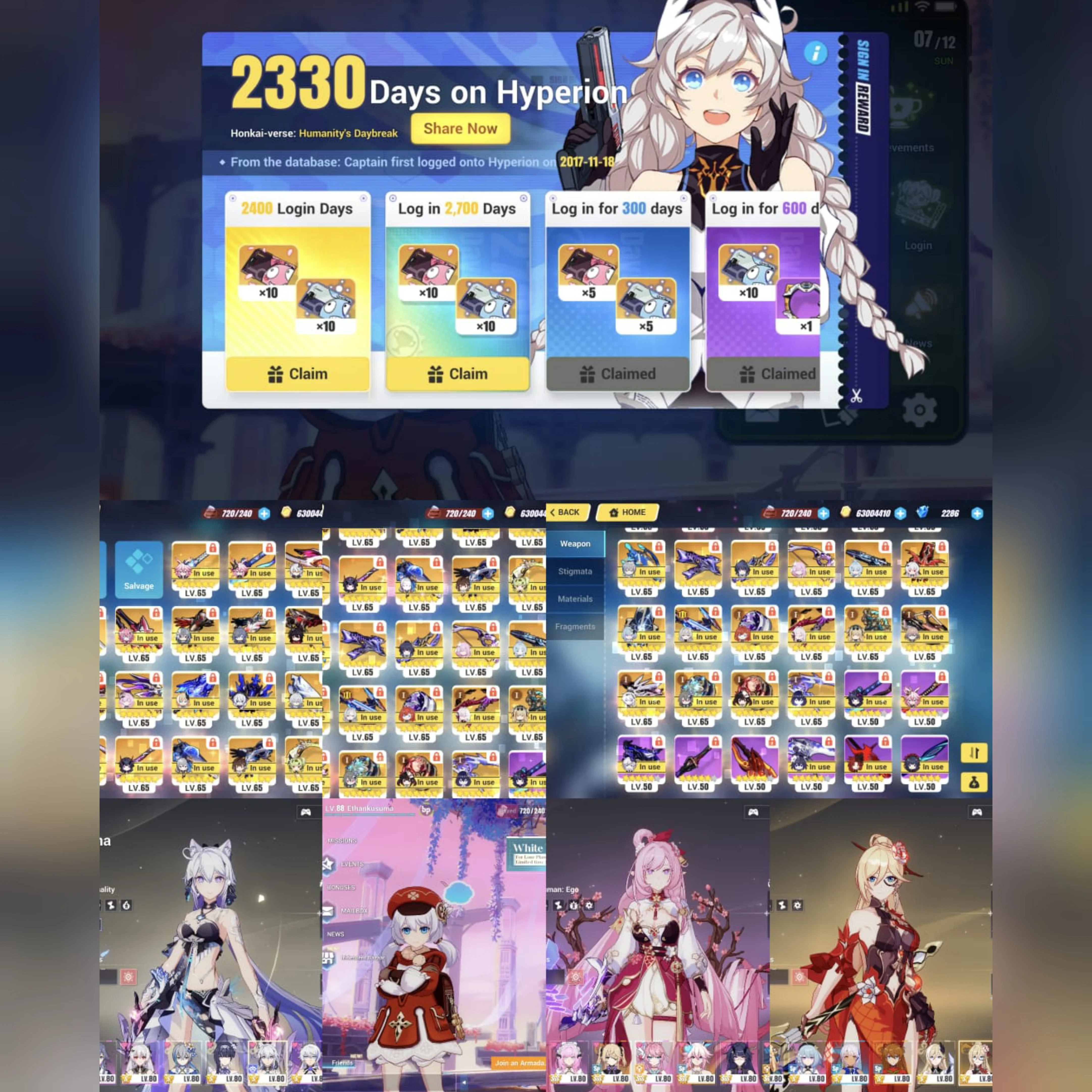 HSR + HI3 (AKUN ENDGAME)