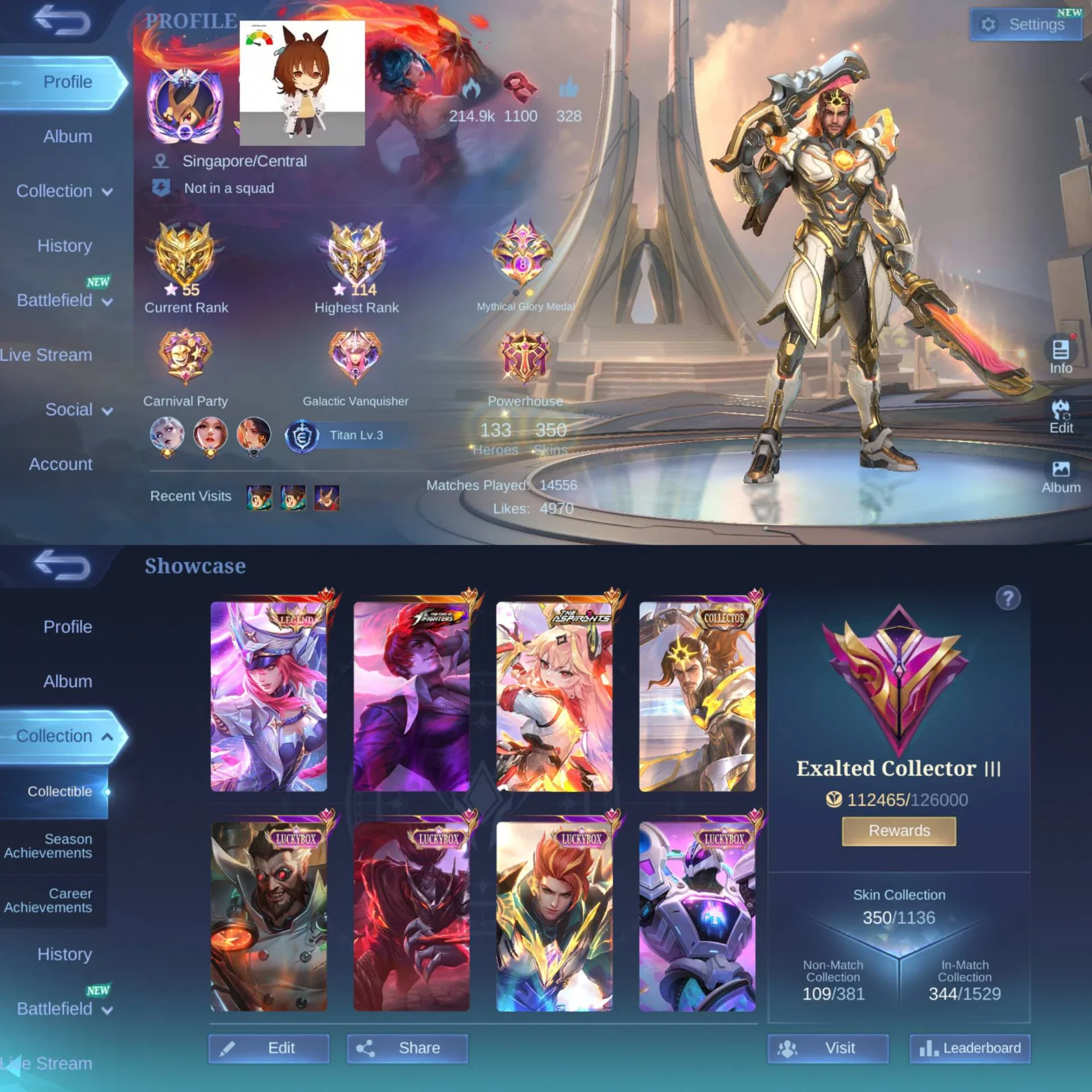 LEGEND FREYA, KOF CHOU, ASPI GUIN, PRIME GRANGER YUZHONG