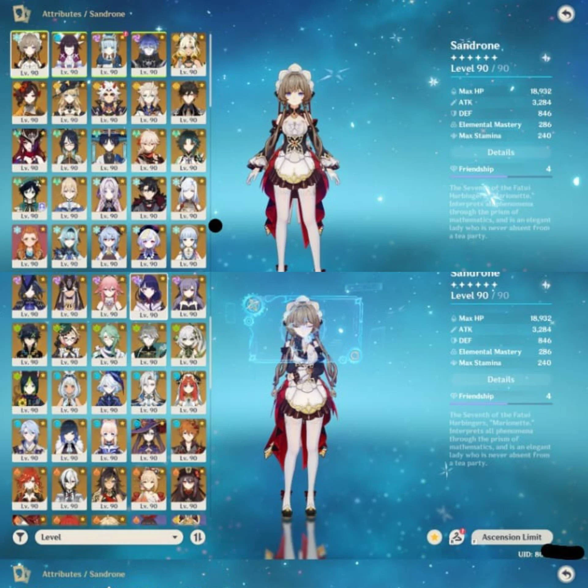 AKUN ENDGAME BUAT SAMBUT SNEZNAYA (UID 80~)